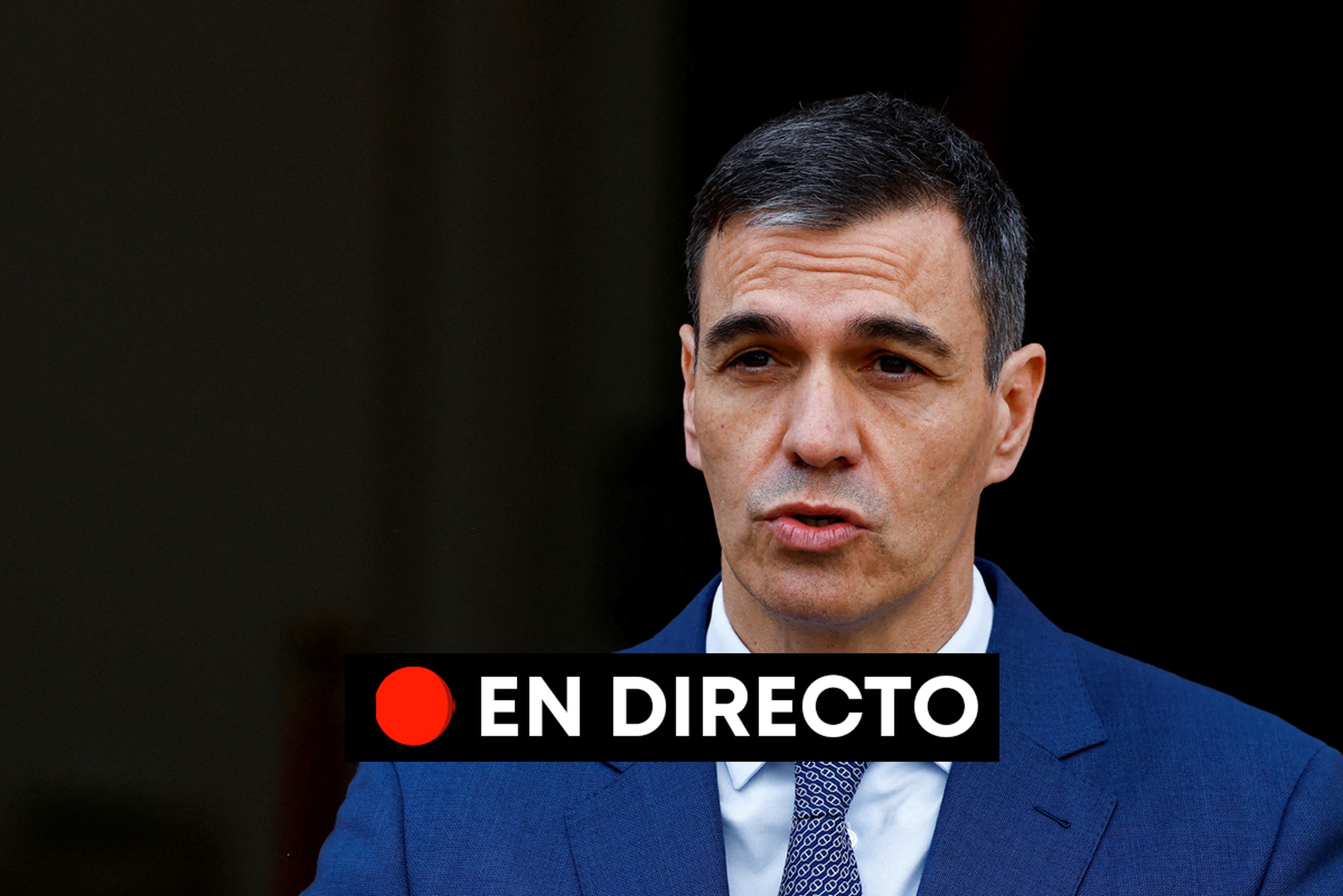 La posible dimisión de Pedro Sánchez, en directo.