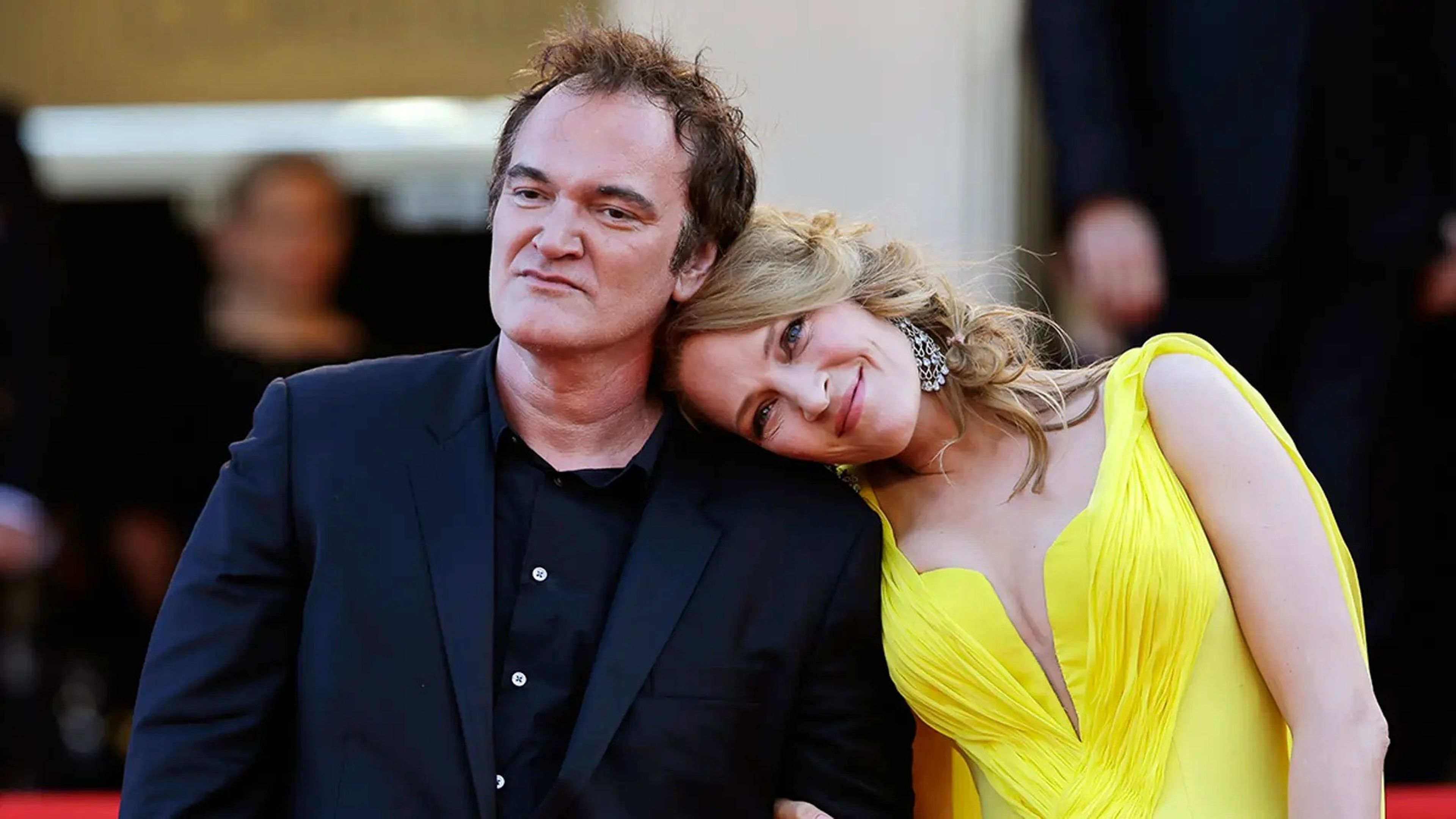 Quentin Tarantino y Uma Thurman
