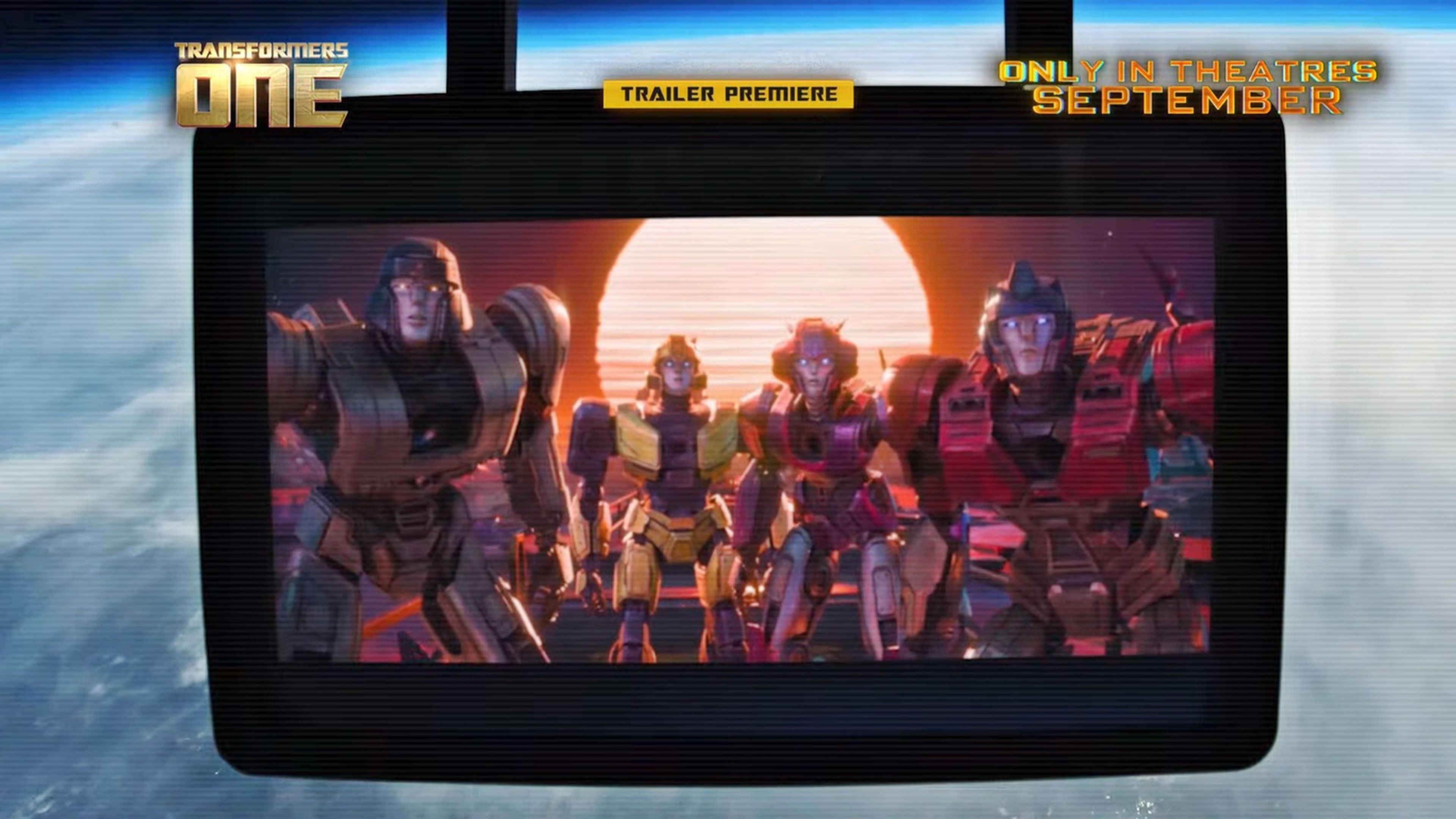 Tráiler de Transformers One desde el espacio