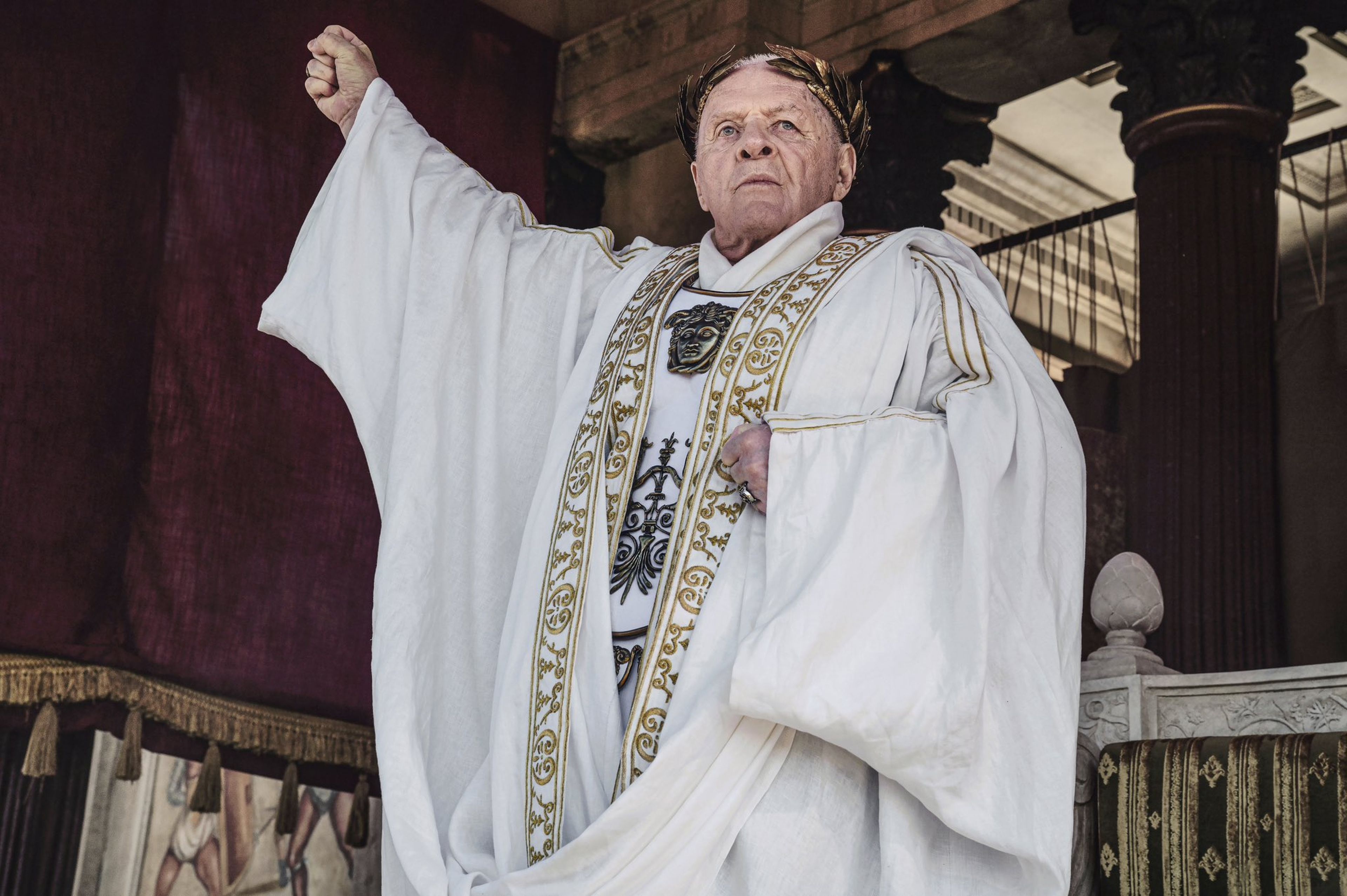 Desveladas las nuevas imágenes de Those about to die, la nueva serie del imperial Anthony Hopkins en la Antigua Roma 