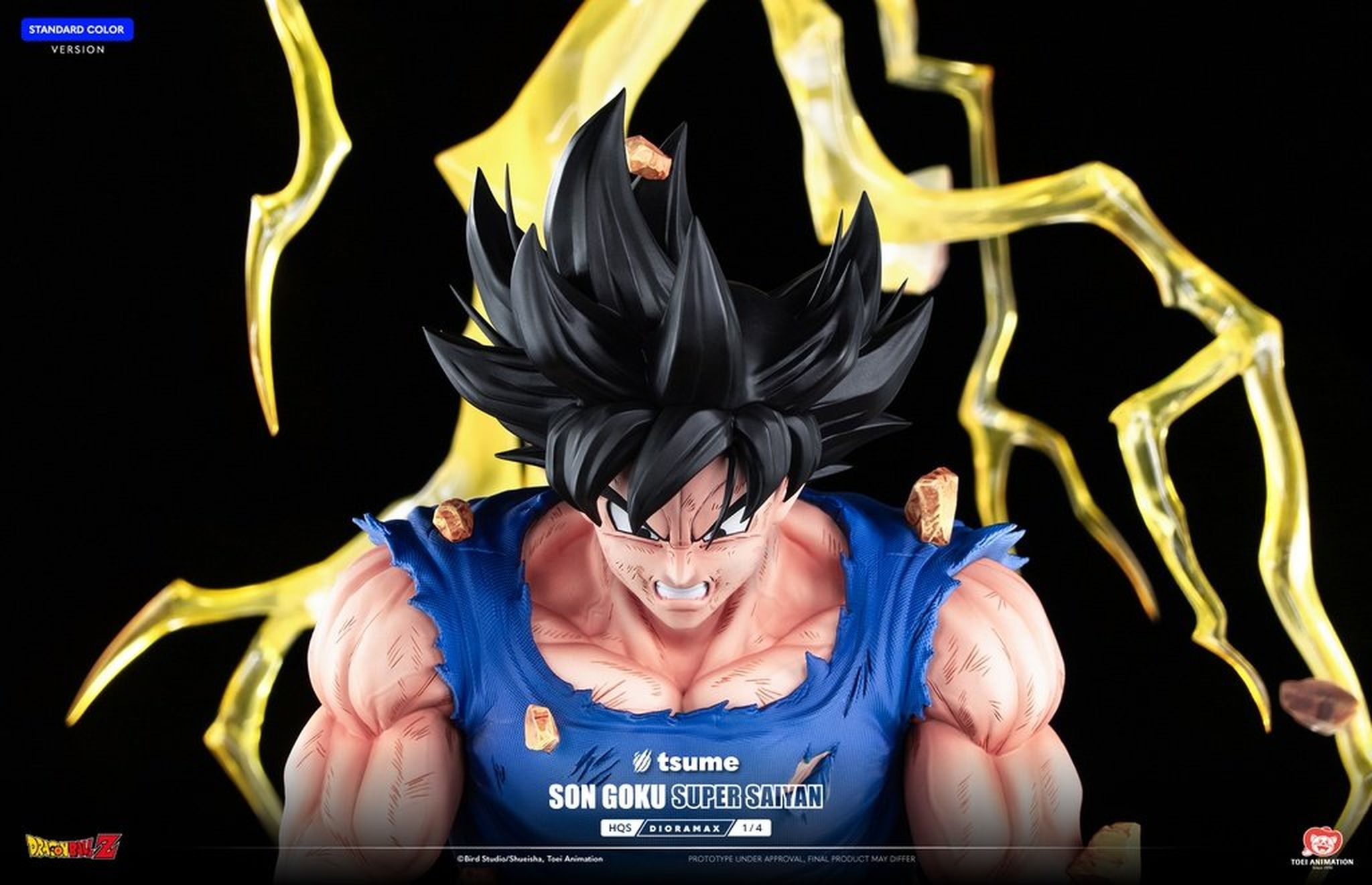 Así es la nueva resina oficial de Dragon Ball Z con Goku convirtiéndose en Super Saiyan por primera vez 