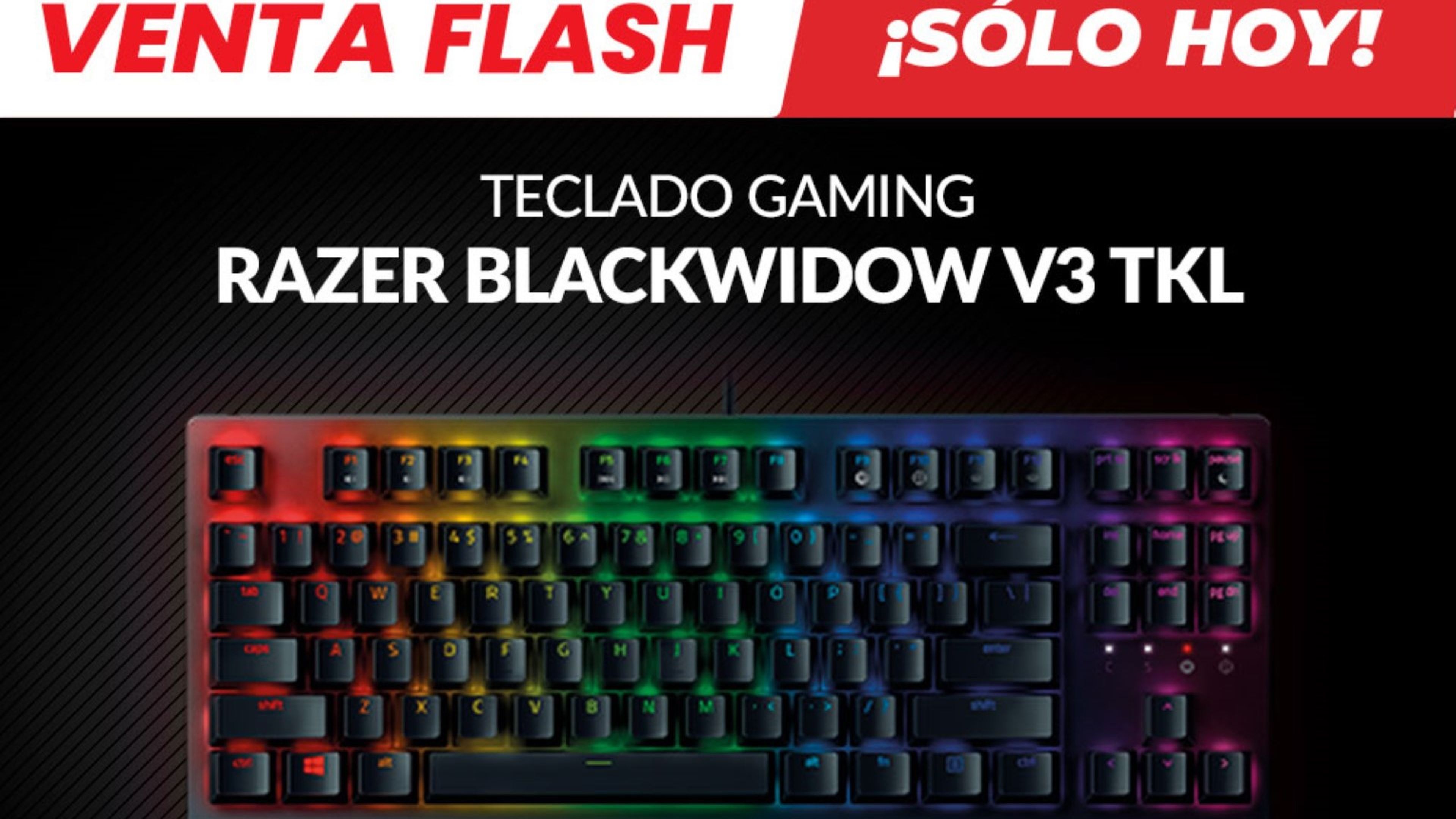 nuNueva oferta flash de GAME del teclado Razer BlackWidow V3 Tenkeyless