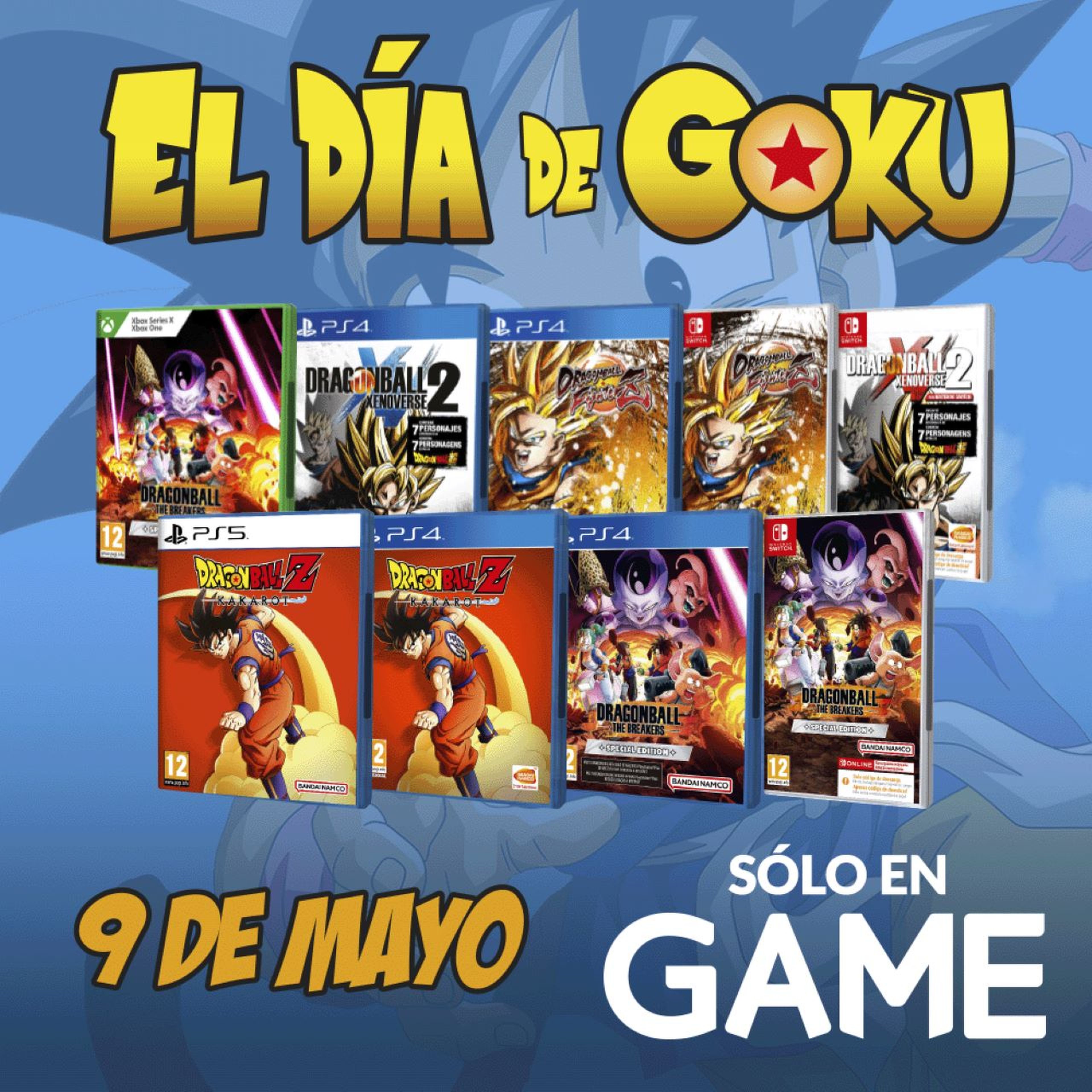 Ofertas Día de Goku en GAME