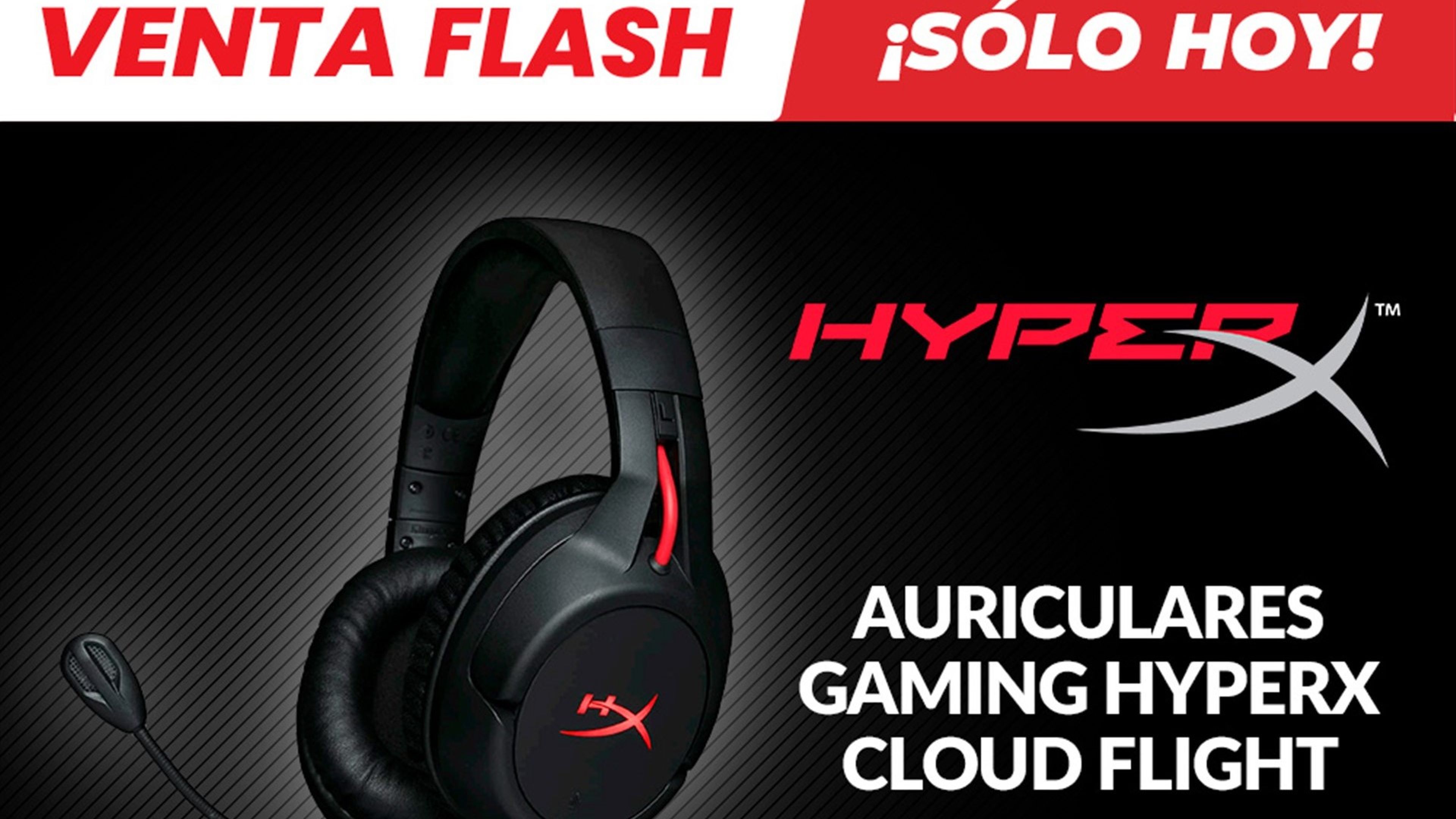 Auriculares HyperX Cloud Flight Wireless en oferta por GAME