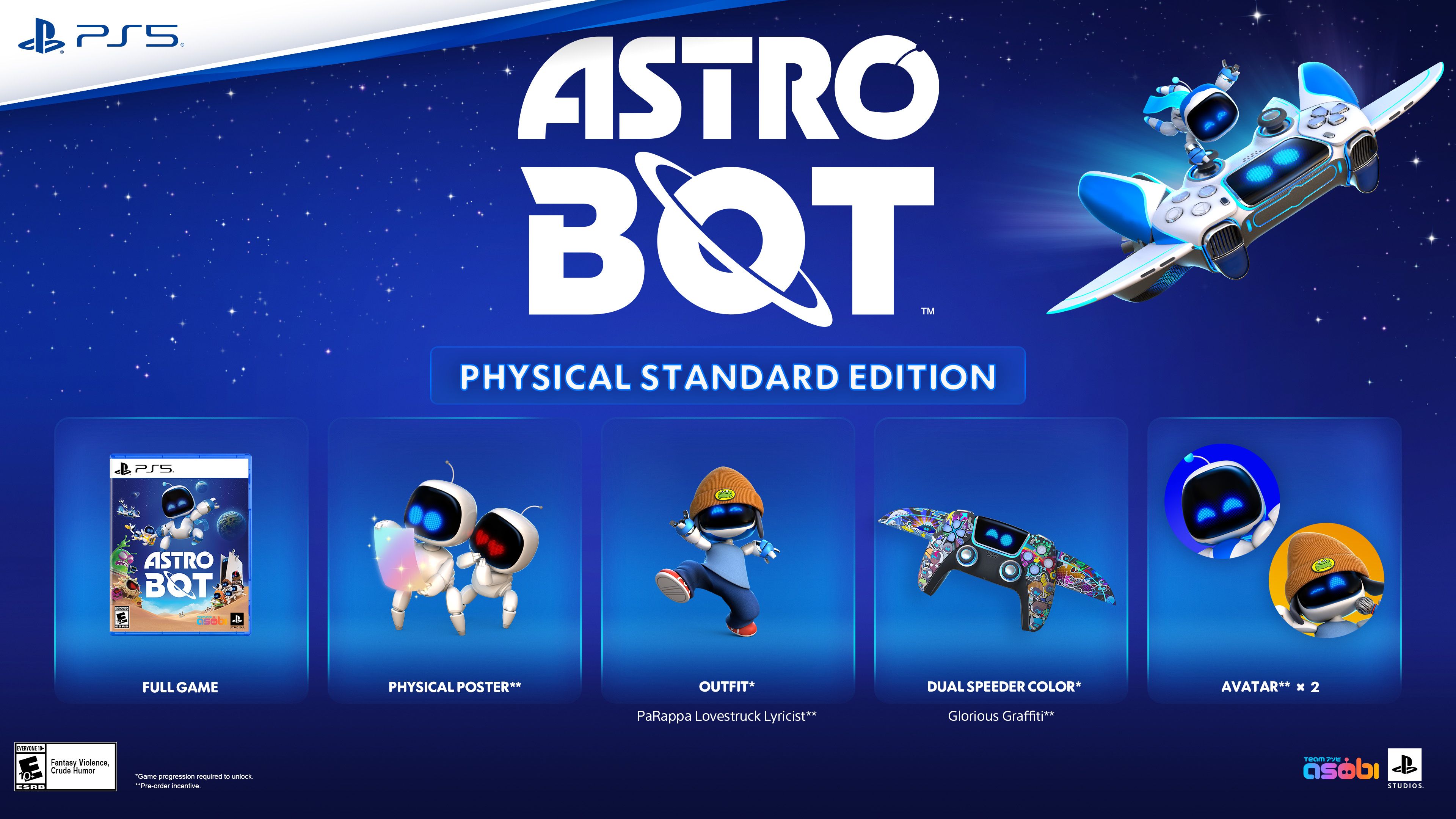 PS5 versions of Astro Bot