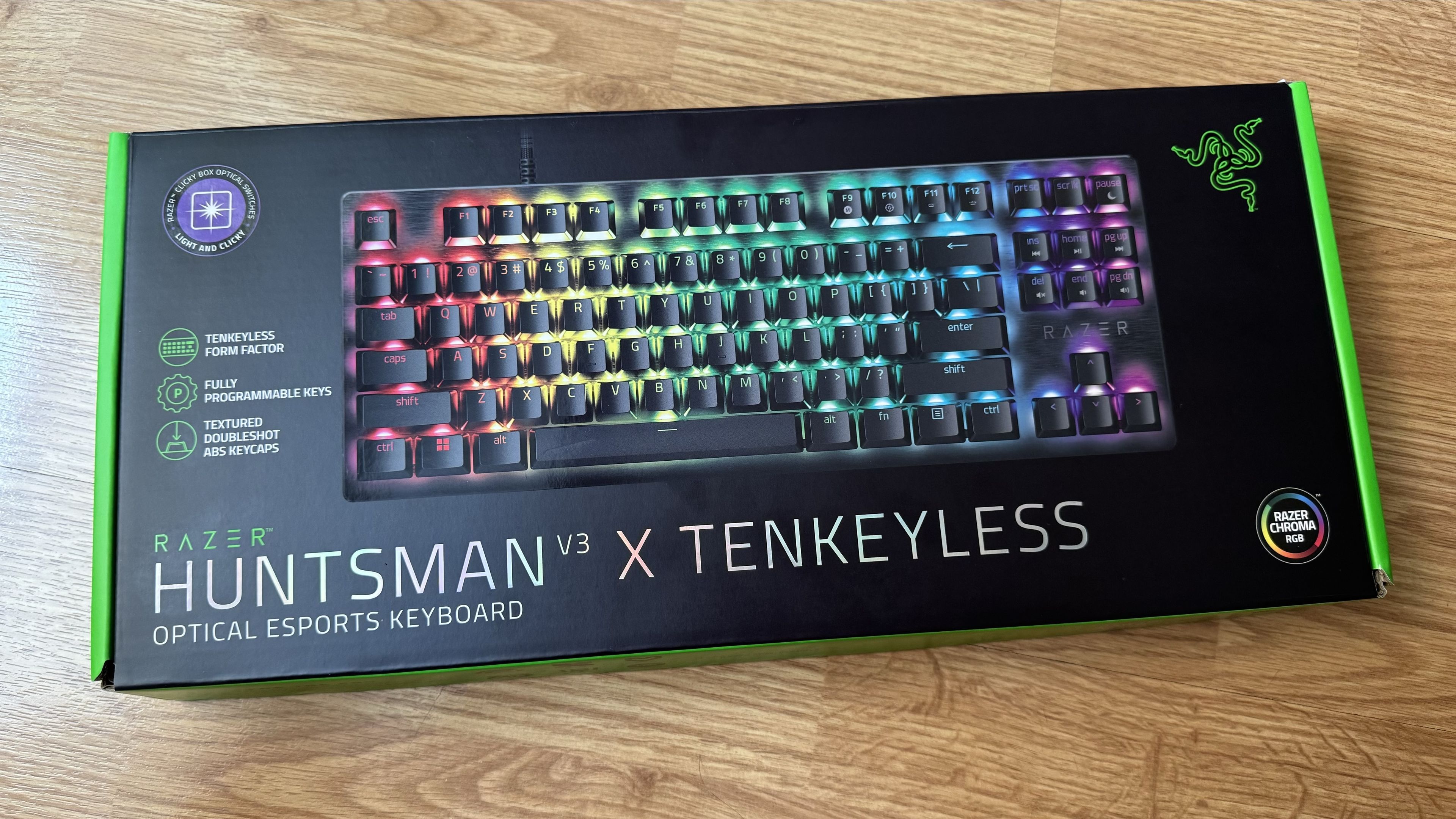 Razer Huntsman V3 X Tenkeyless - unboxing