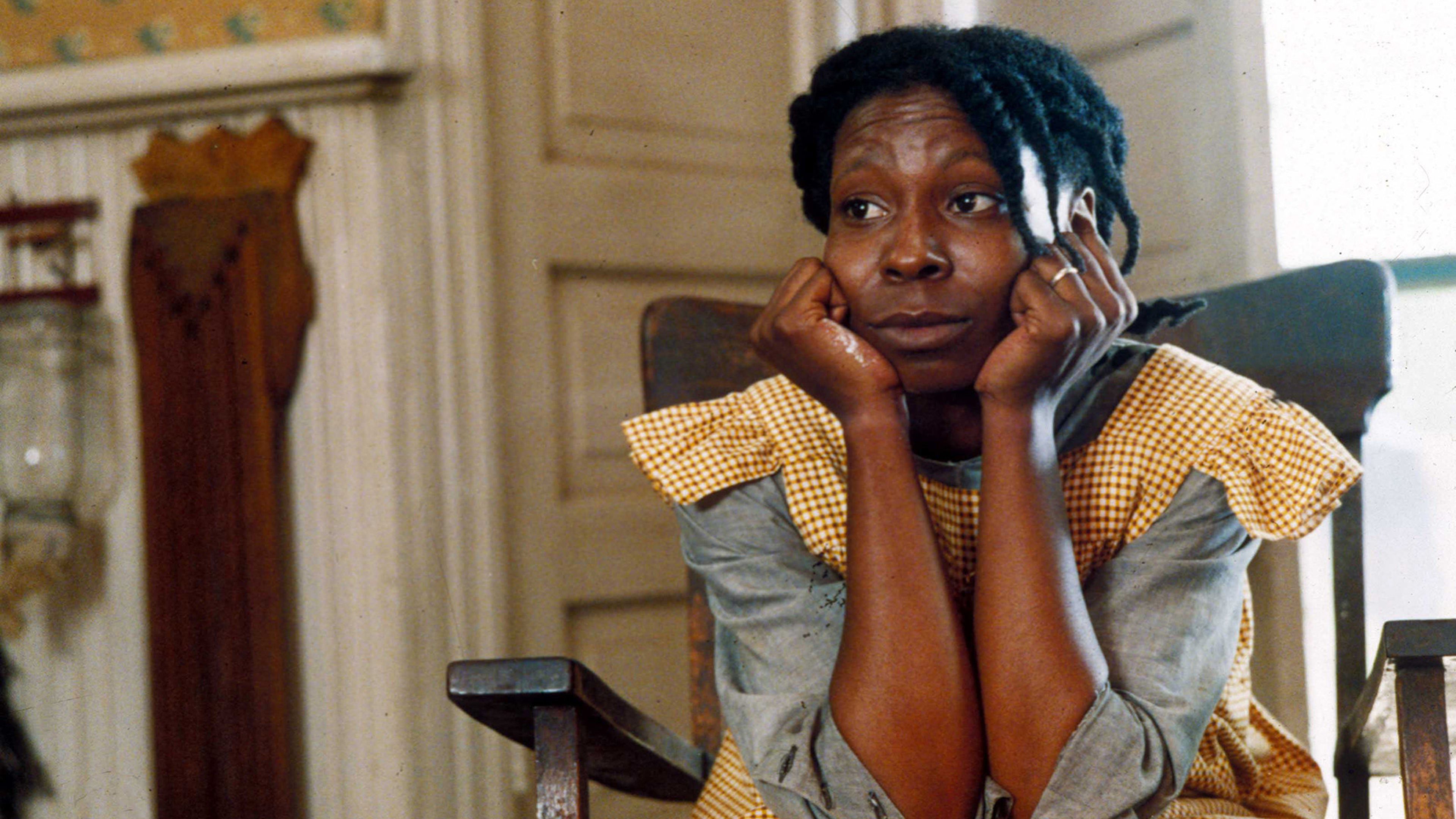 Whoopi Goldberg como Celie en El color púrpura (1985)