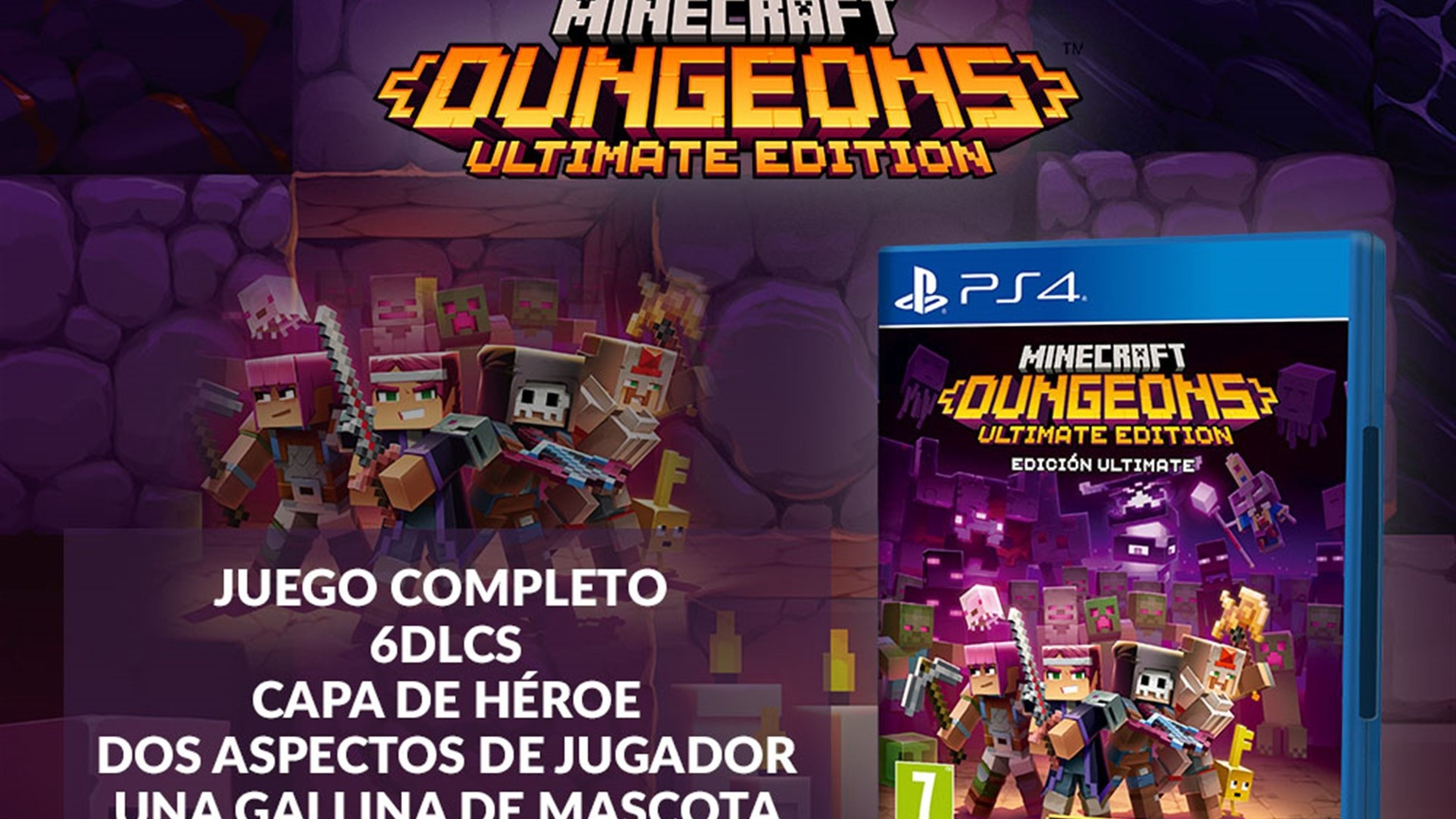 Consigue Minecraft Dungeons: Ultimate Edition en GAME por su nueva venta flash a solo 14,99 €