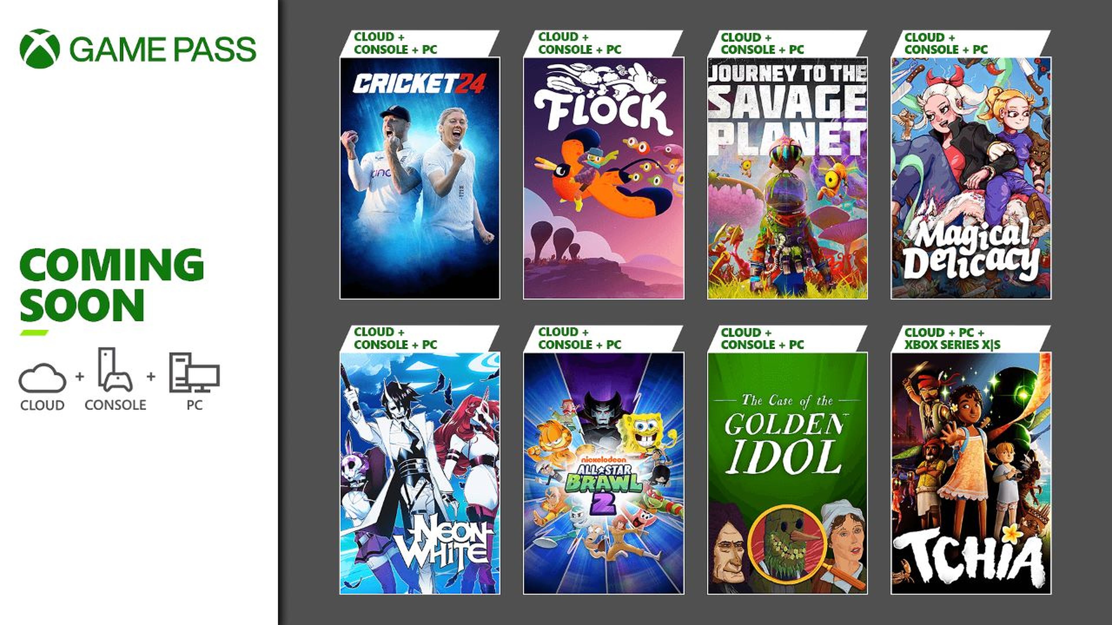 Xbox Game Pass primera mitad de julio de 2024