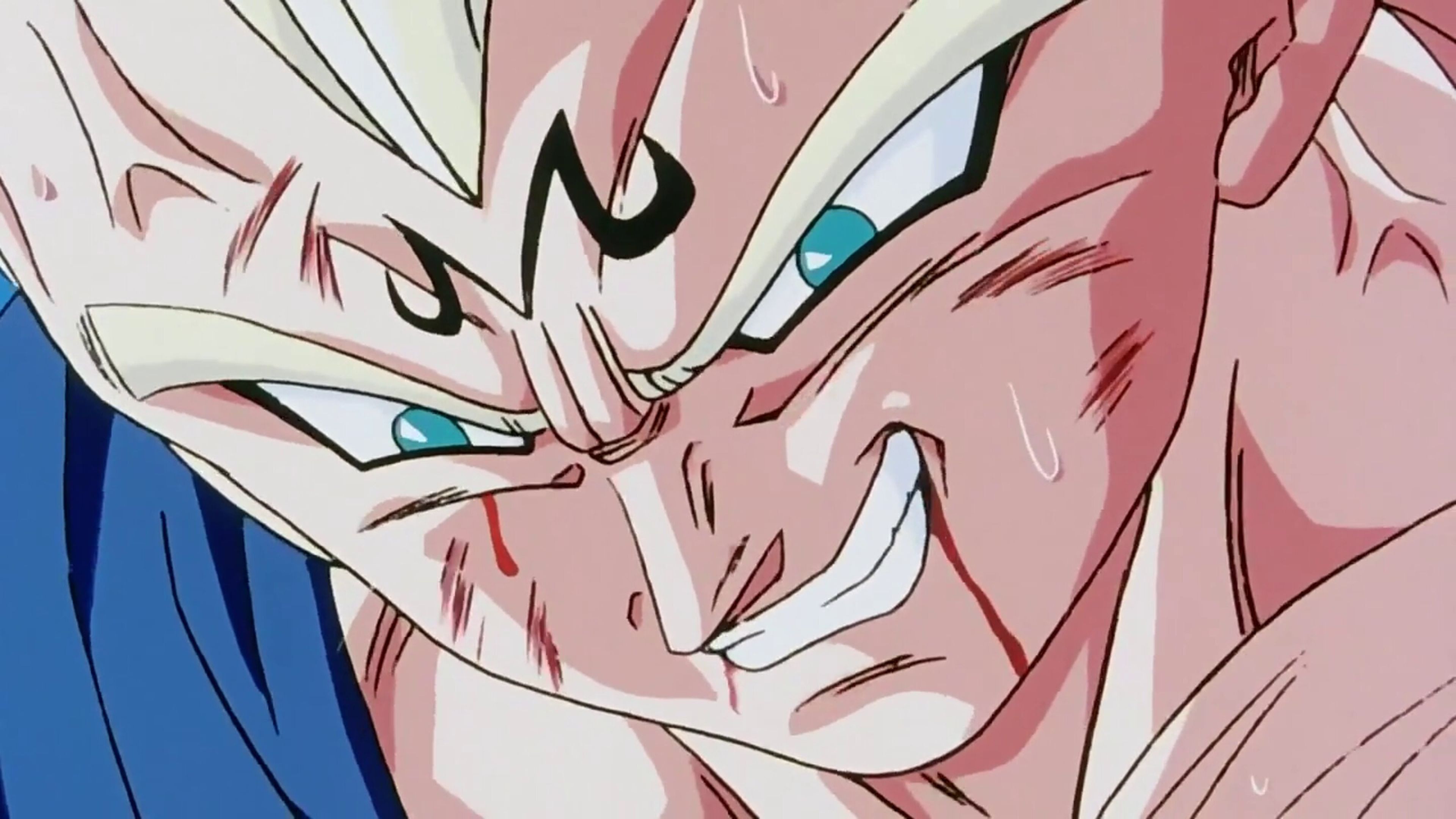 Alucina con esta imagen oficial de Majin Vegeta Super Saiyan 3 a todo color con sus ropajes de Dragon Ball Z 