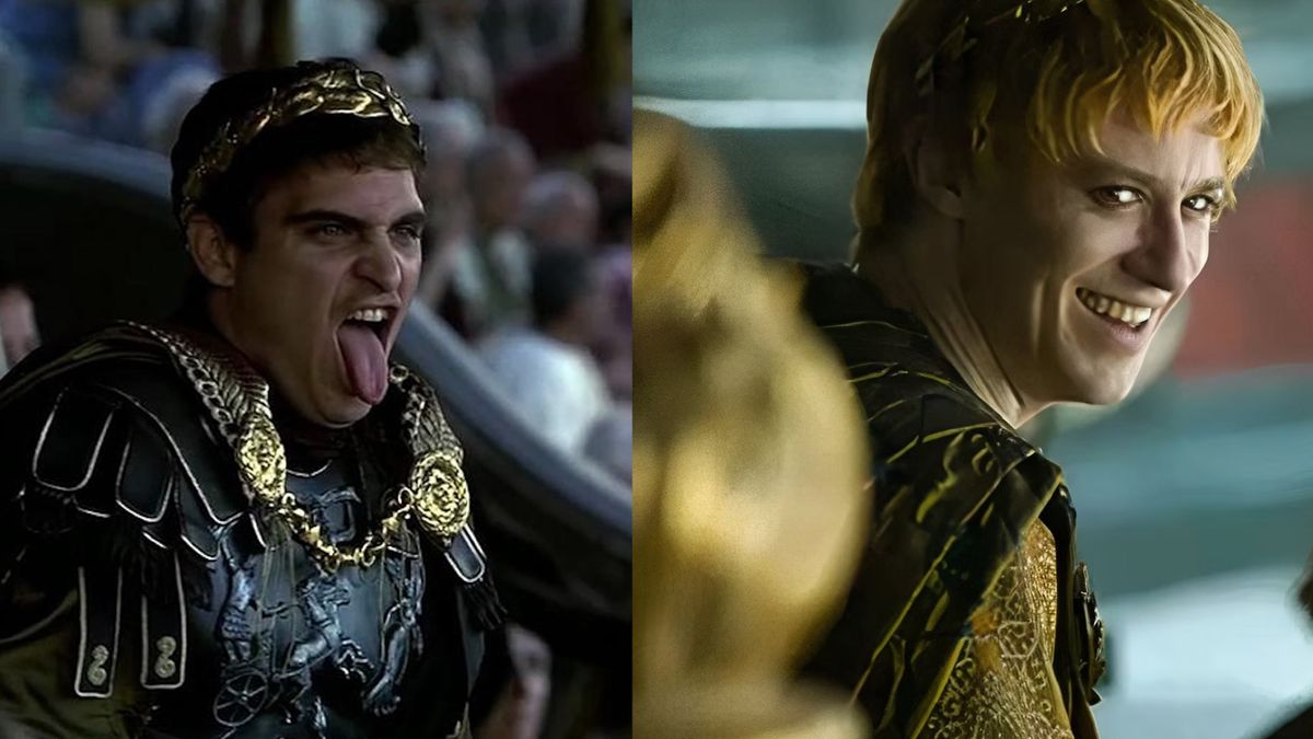 Joaquin Phoenix has been very present in Gladiator II, but he was not the only inspiration for its emperors