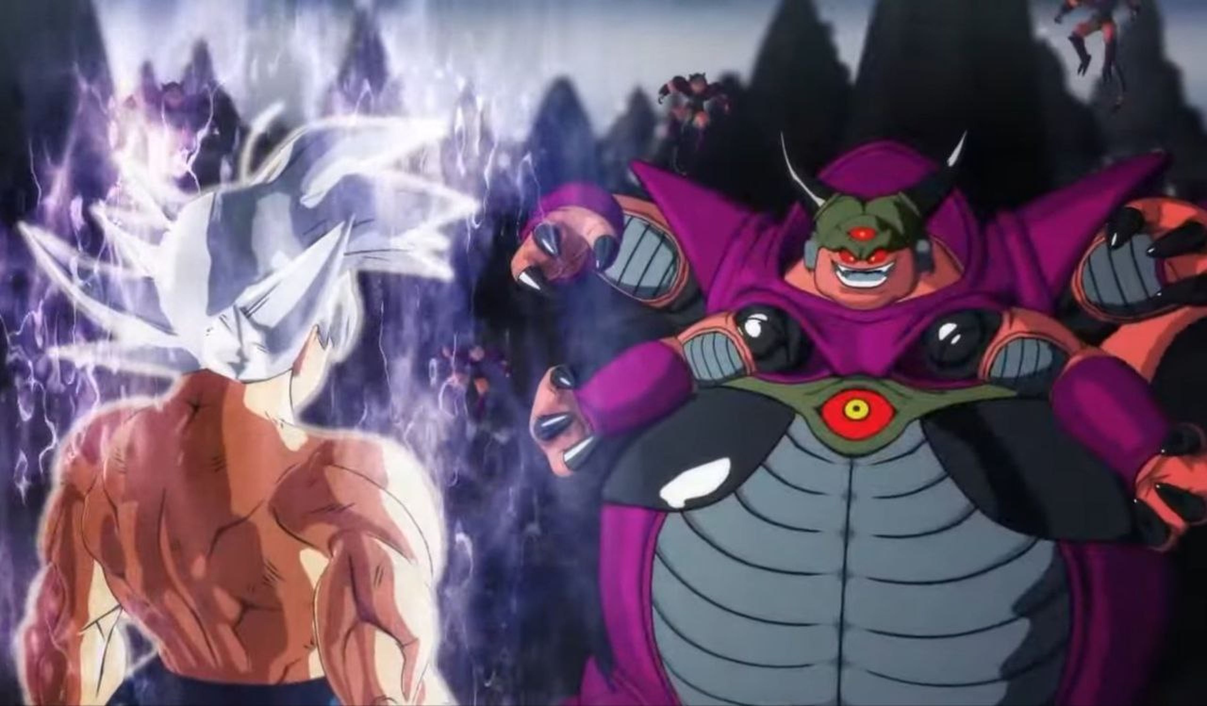 Goku desata por primera vez el Puño del Dragón Ultra Instinto con un dragón de color blanco y azul en el nuevo capítulo de Dragon Ball