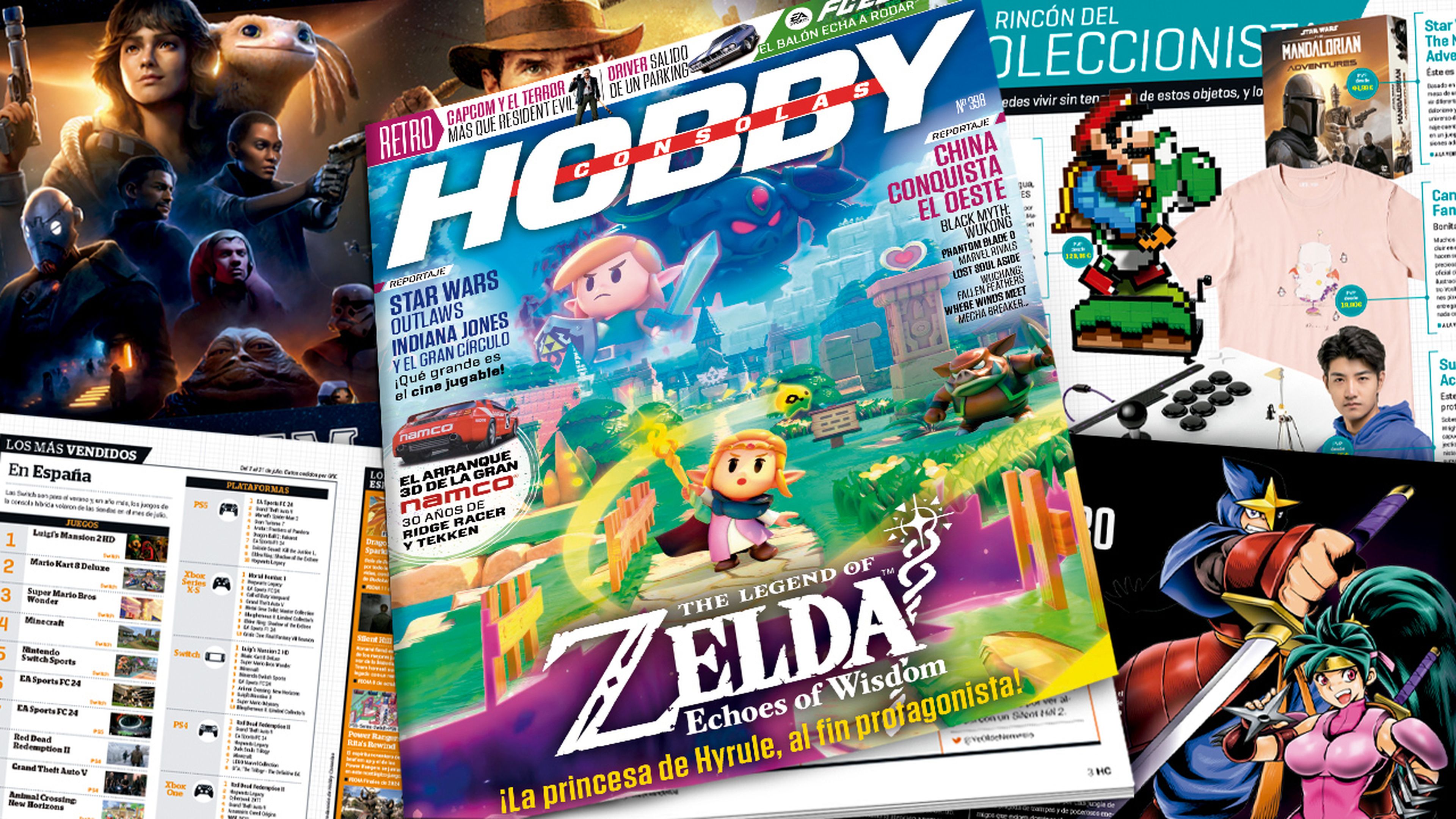 Hobby Consolas 398, ya a la venta, con The Legend of Zelda: Echoes of Wisdom en portada