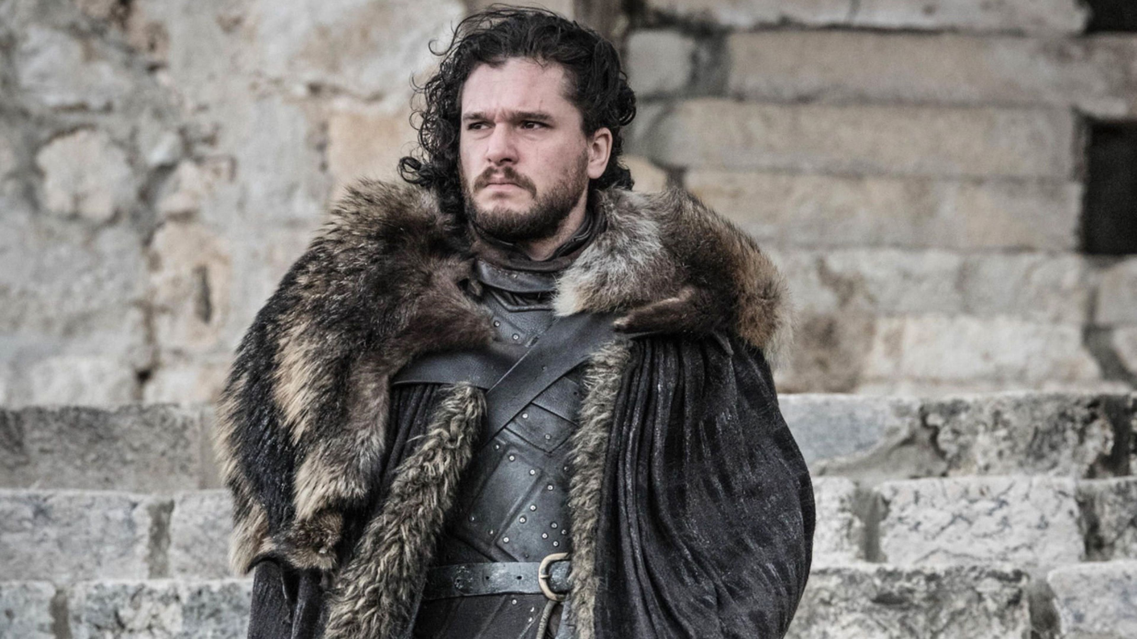 Kit Harington como Jon Nieve en Juego de Tronos