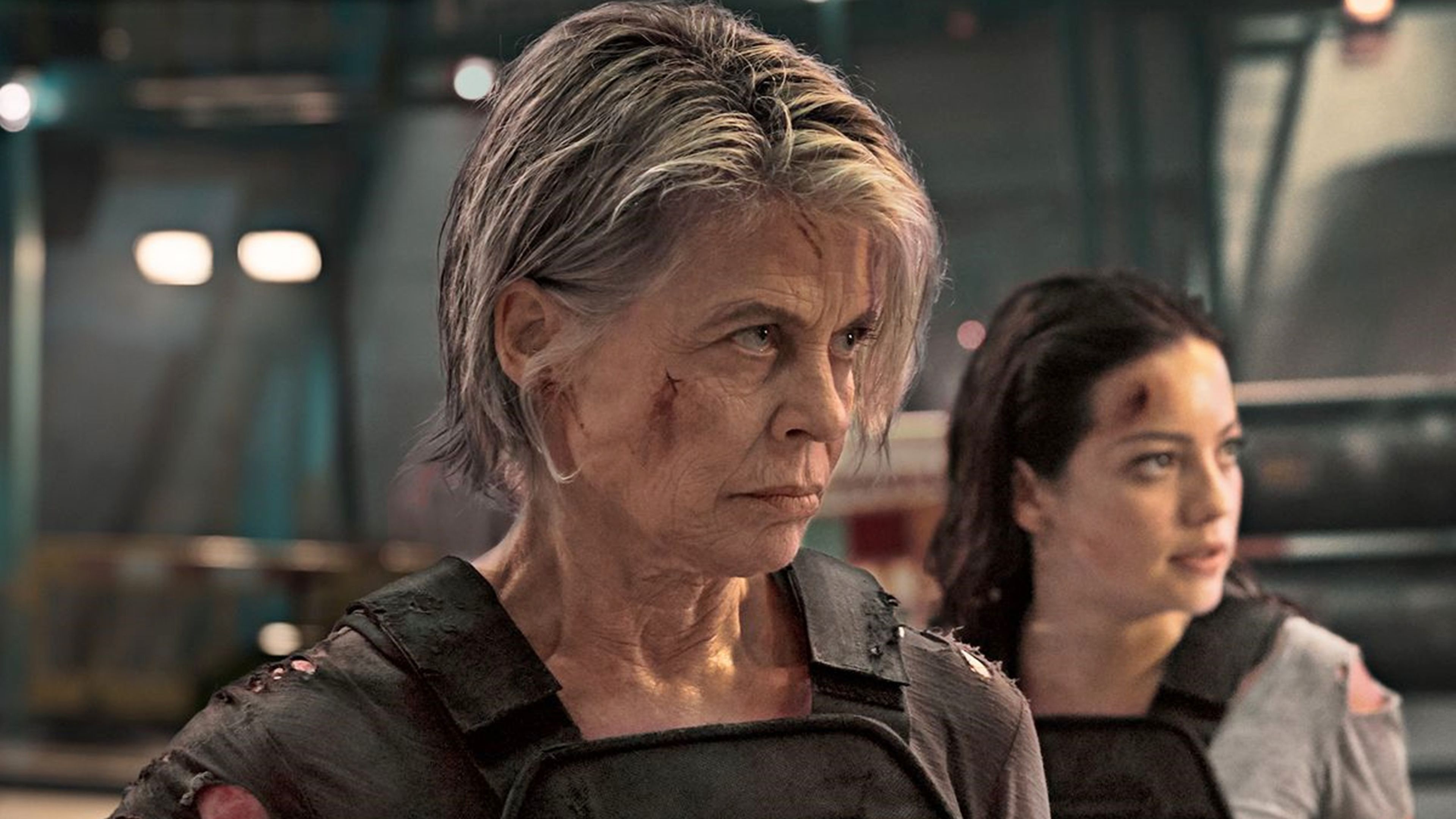 Linda Hamilton como Sarah Connor en Terminator Destino Oscuro