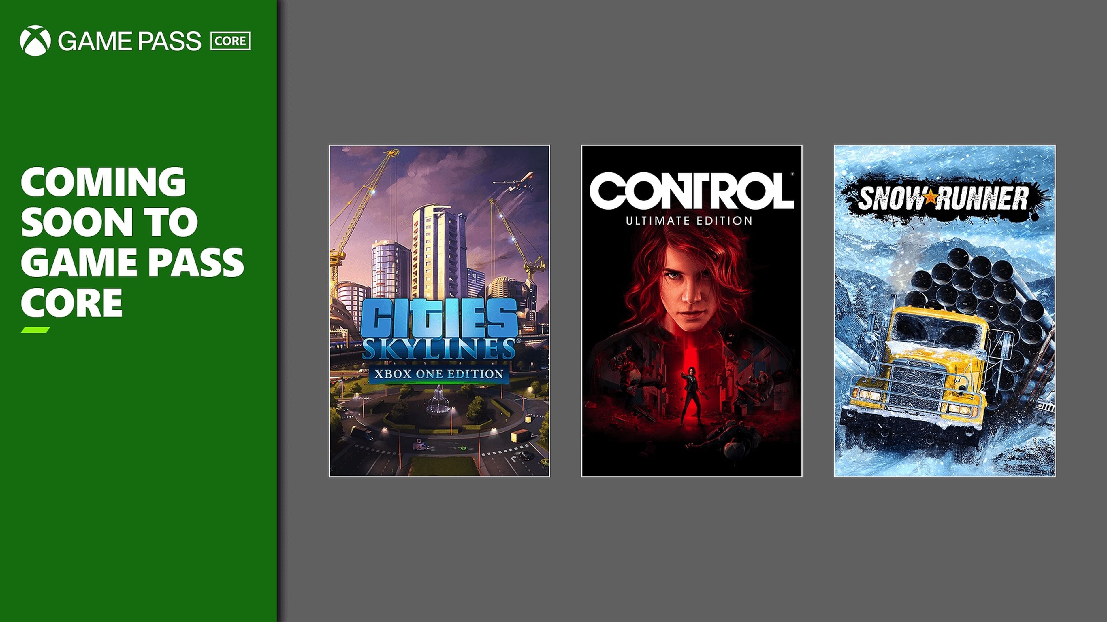 Nuevos juegos Game Pass Core agosto 2024