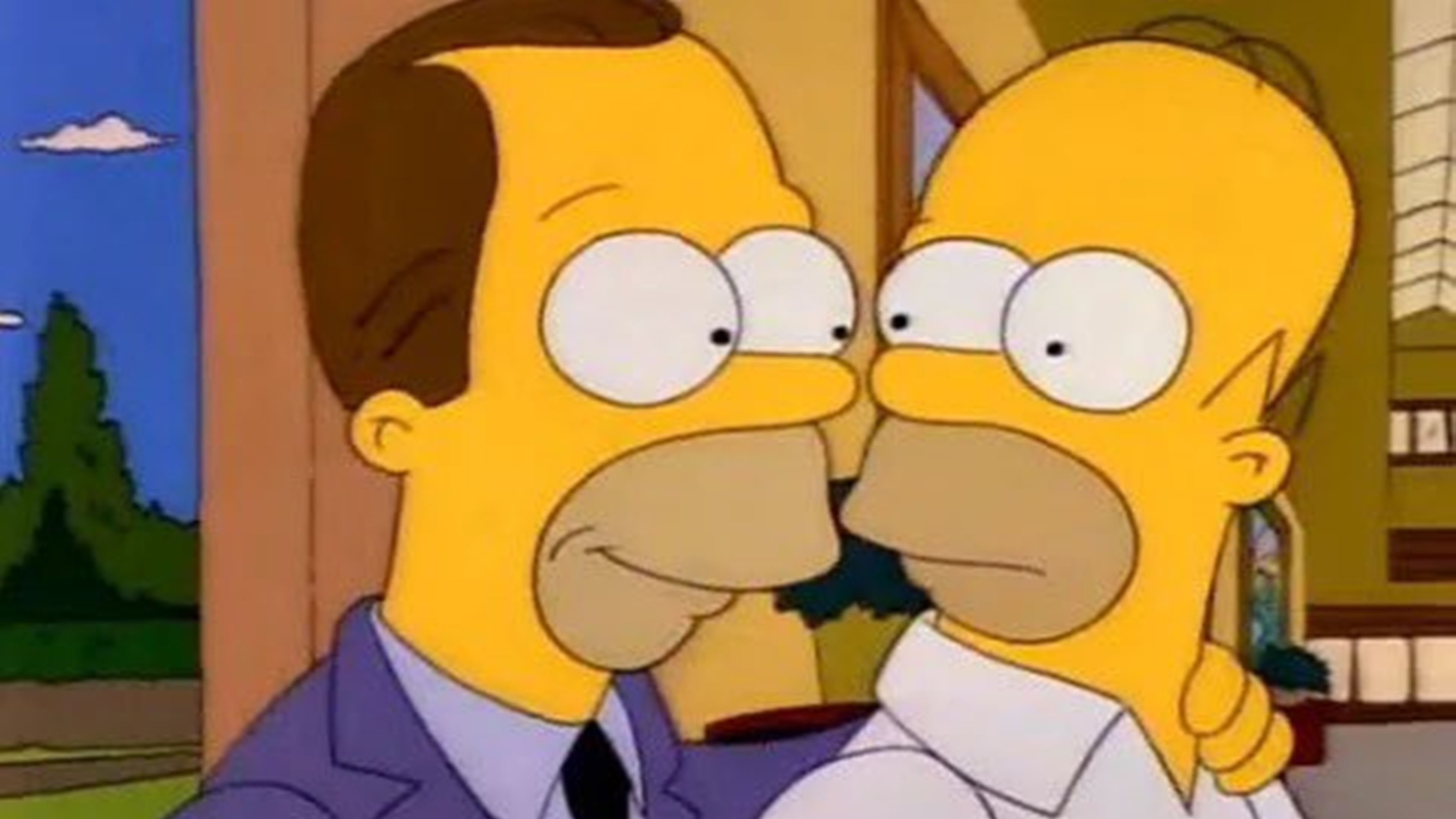 Los Simpson - Herb Powell y Homer Simpson