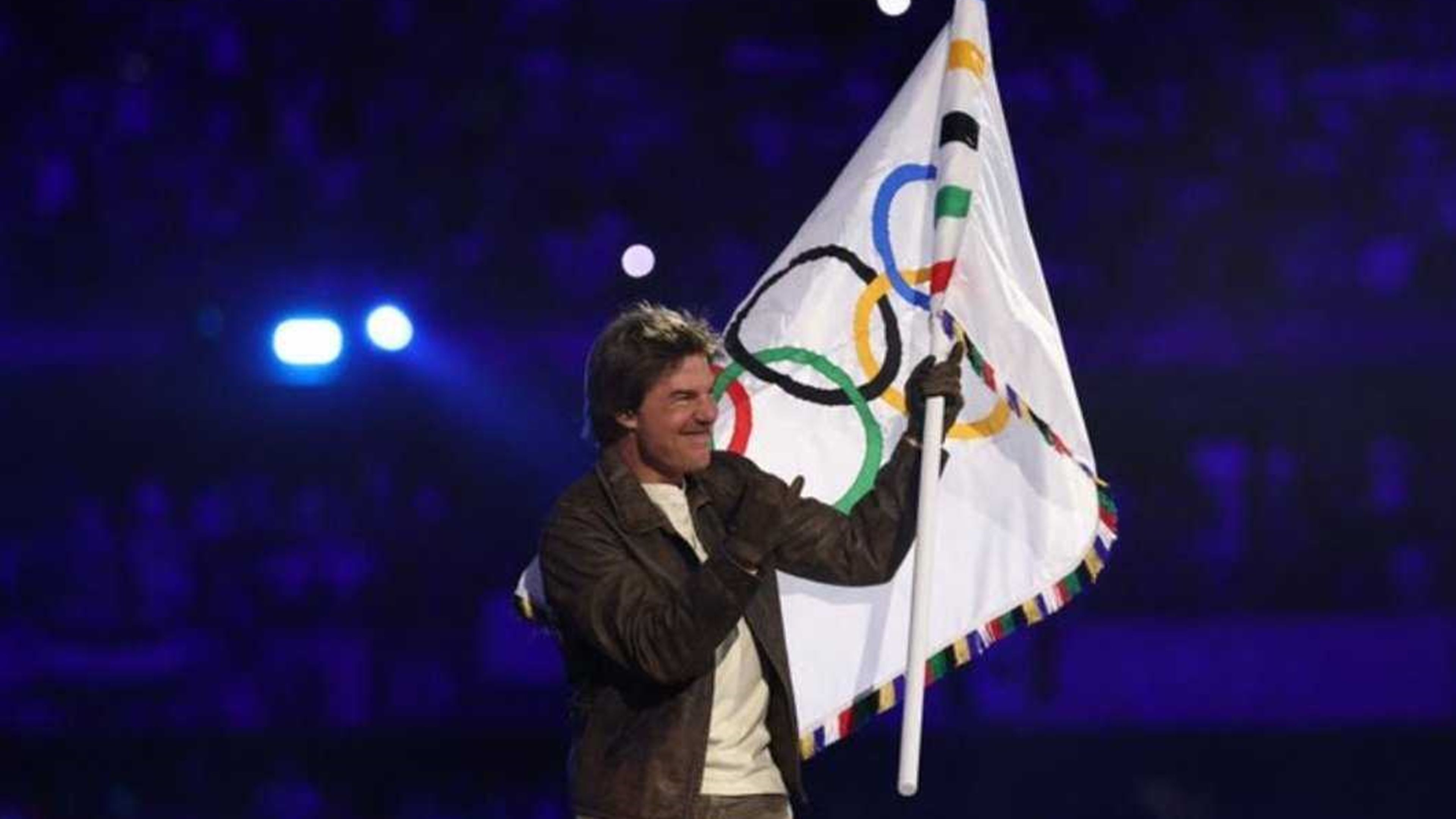 Tom Cruise en la ceremonia de clausura de los Juegos Olímpicos de París 2024