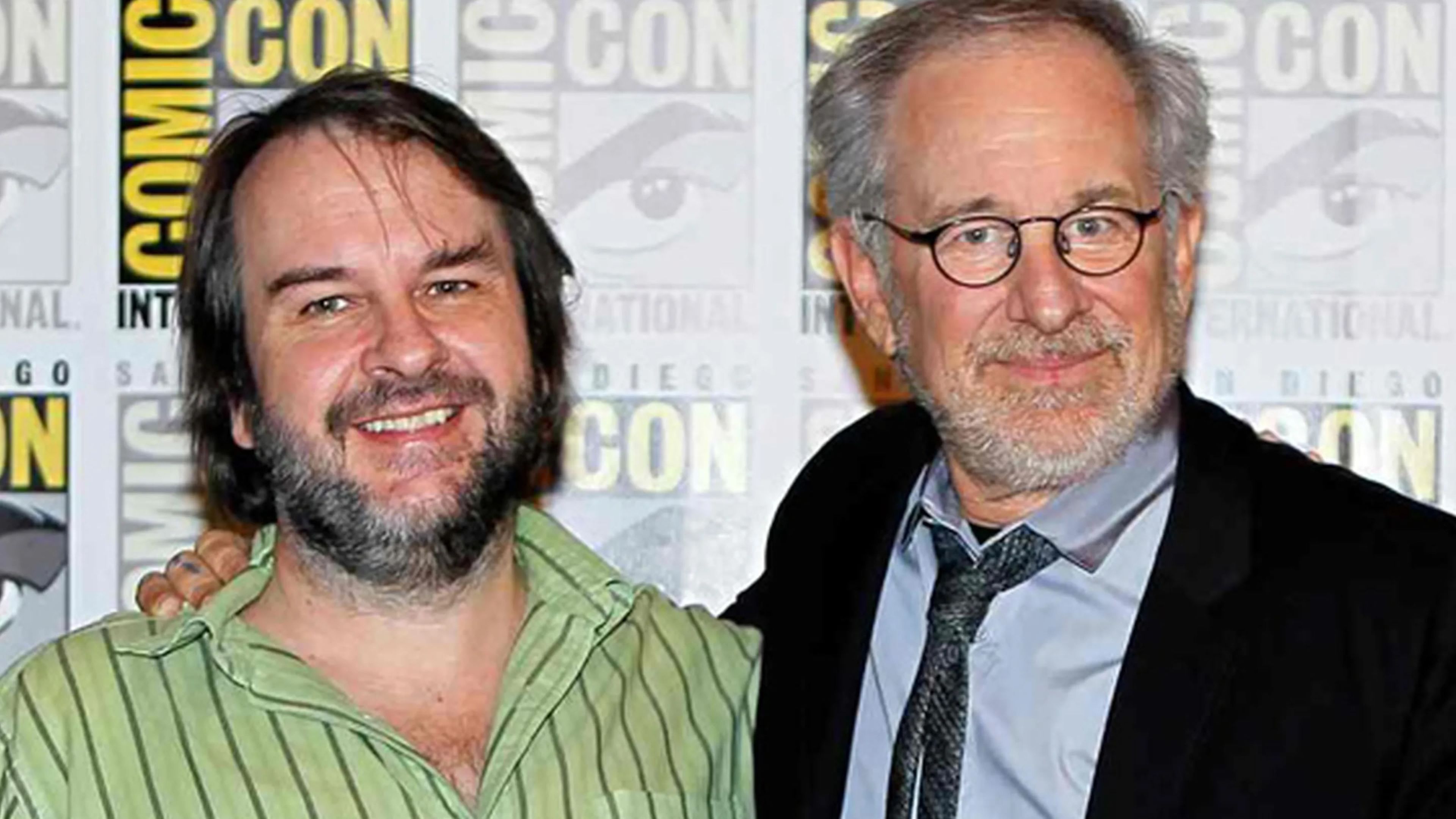 Peter Jackson y Steven Spielberg en la San Diego Comic-Con