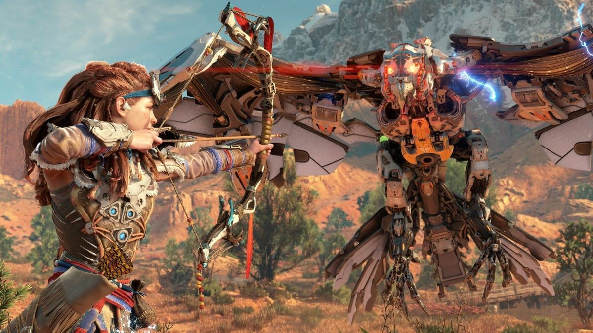 Prenota Horizon Zero Dawn Remastered per PS5 su GAME e ricevi una bellissima cartolina artistica che mostra Aloy in tutto il suo splendore