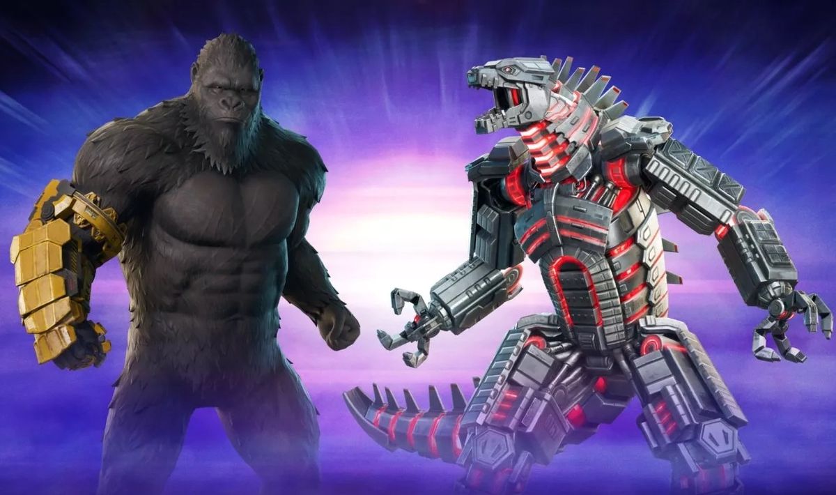 Fortnite da la bienvenida a Kong, Godzilla y MechaGodzilla: los monstruos del cine estarán disponibles esta semana