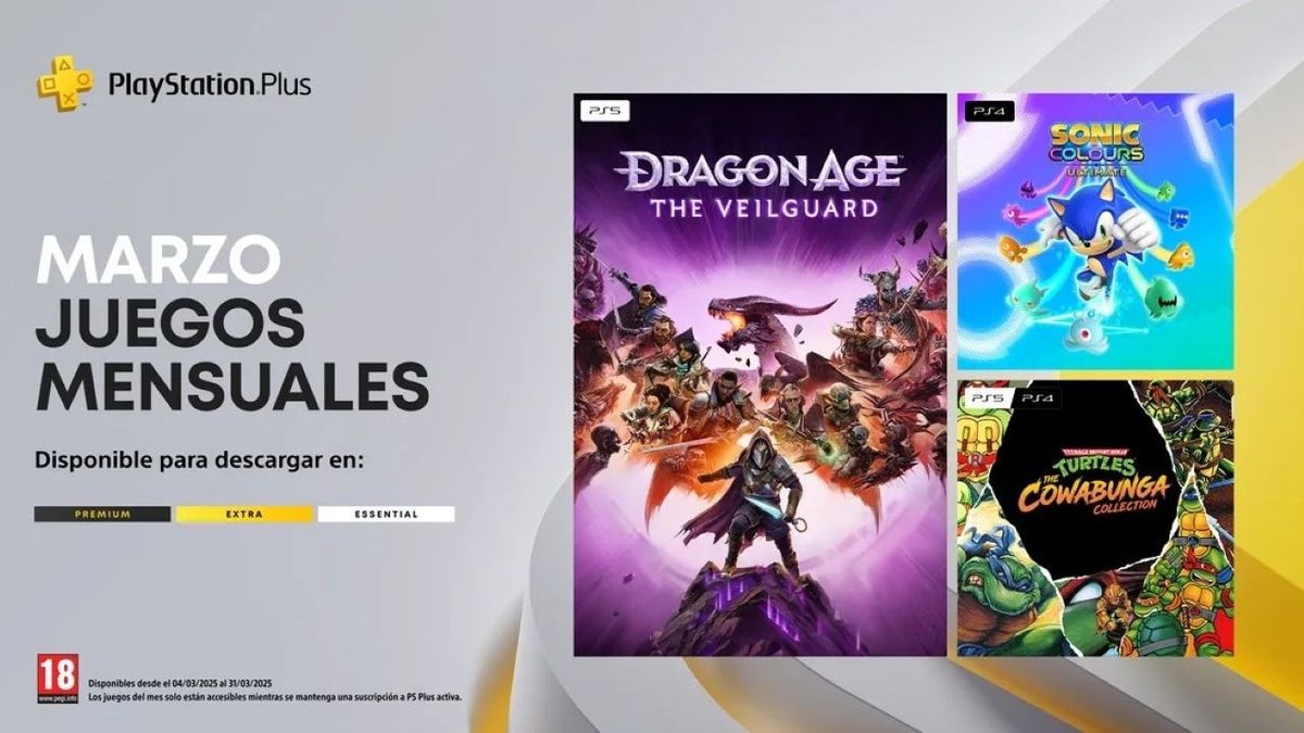 Sorpresón con los juegos gratis de PS Plus en marzo de 2025: Dragon Age The Veilguard se une al servicio apenas 4 meses después de lanzarse