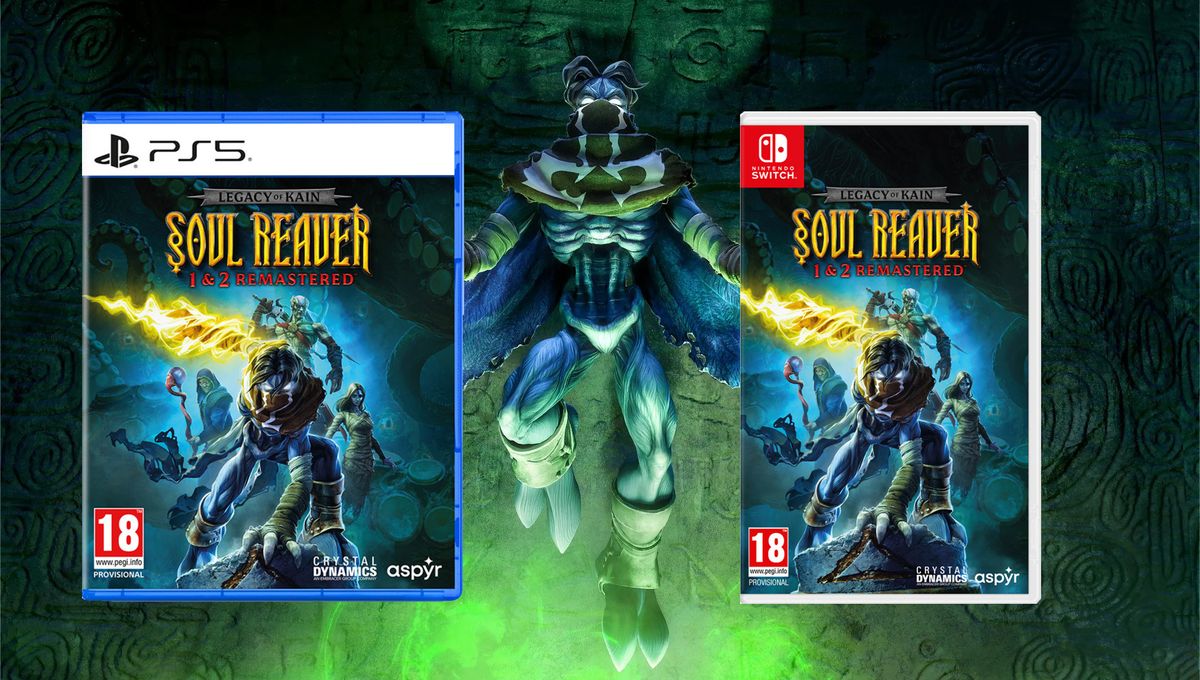 Legacy of Kain Soul Reaver 1&2 Remastered anuncia versión física para PS5 y Nintendo Switch: Raziel regresará este verano