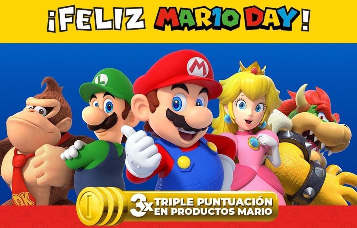 Las Ofertas del Mario Day llegan a GAME con descuentos en juegos, triple de puntuación y hasta un set de LEGO Super Mario de regalo