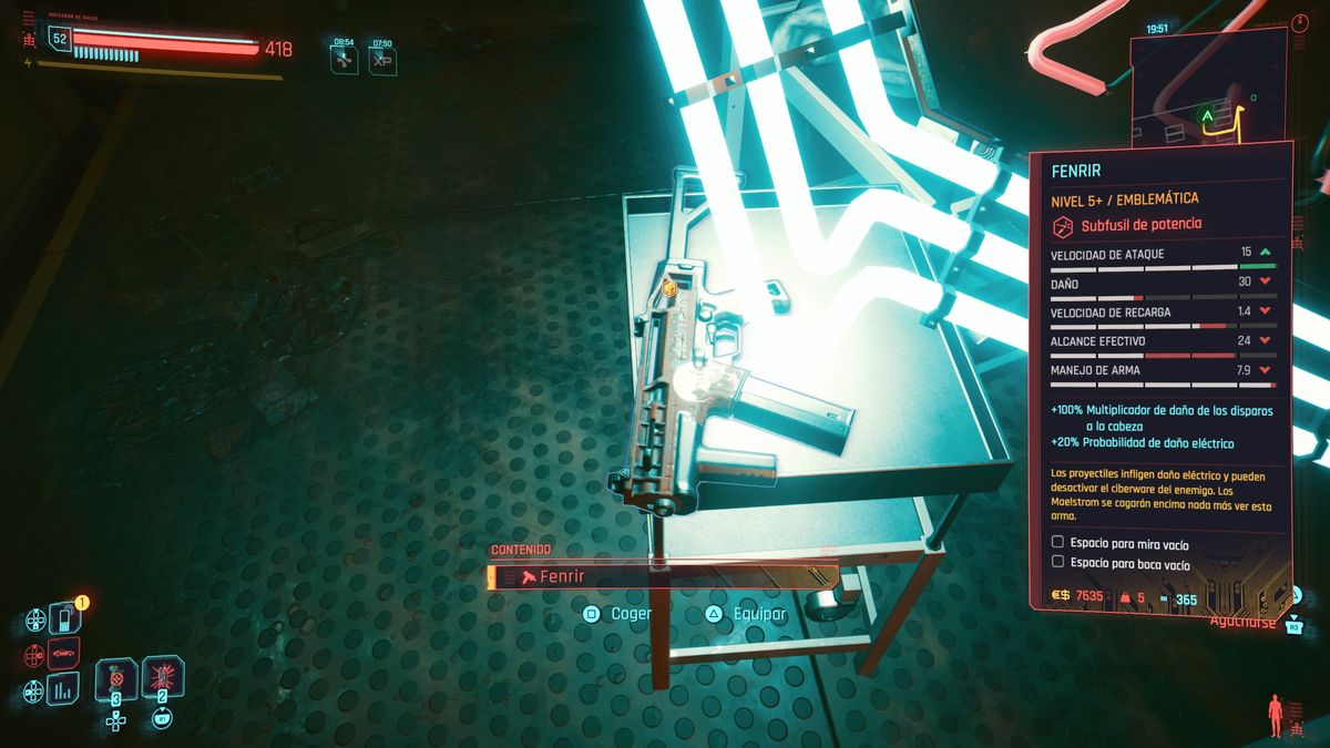 Cómo conseguir antes Fenrir, uno de los mejores subfusiles de Cyberpunk 2077, tras la actualización 2.3