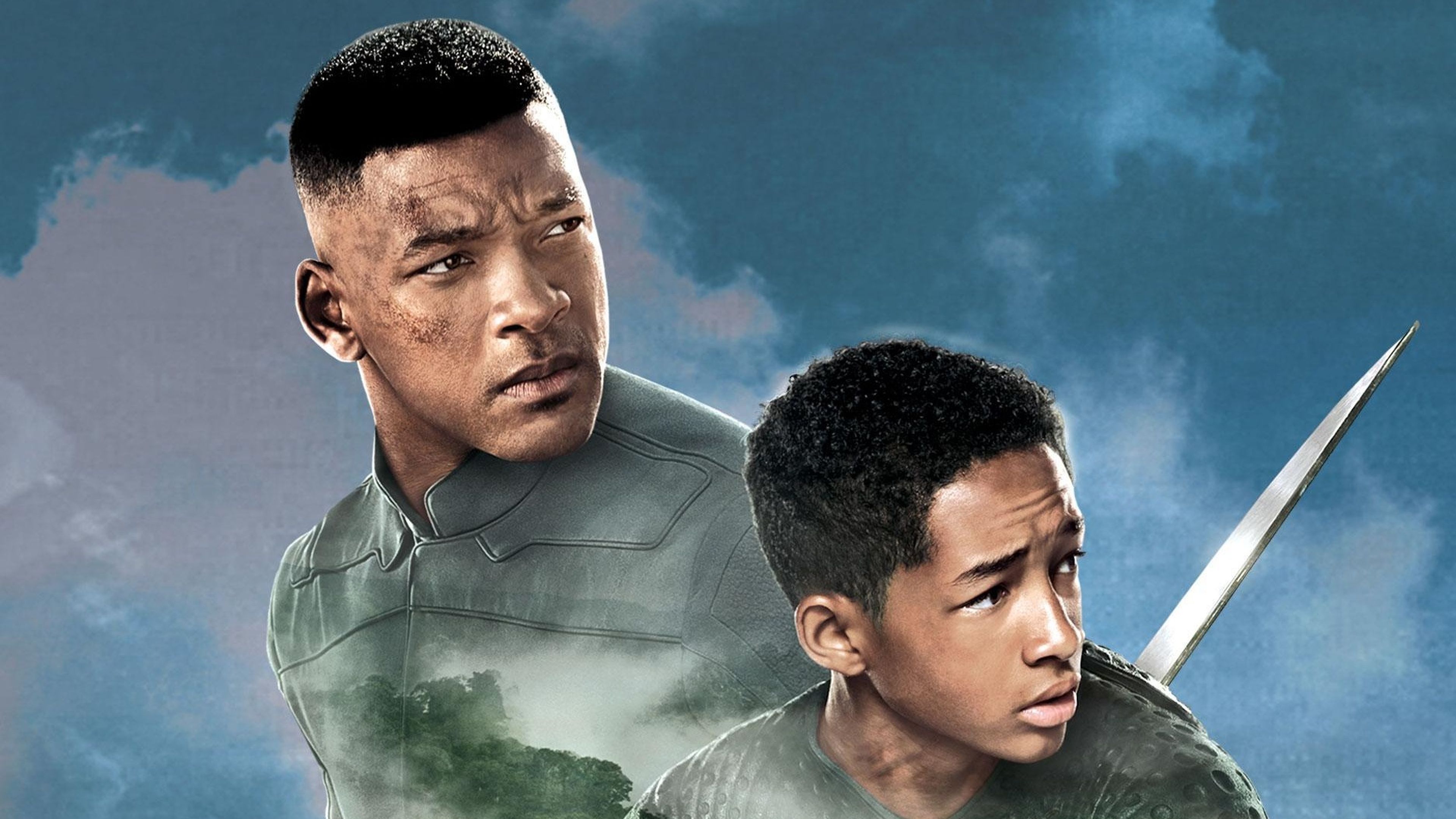 Will Smith y Jaden Smith en After Earth (2013)