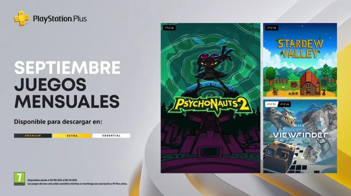 Anunciados los juegos de PS Plus de septiembre de 2025 con un juegazo de Xbox, el mejor simulador agrícola y un aclamado juego de puzles