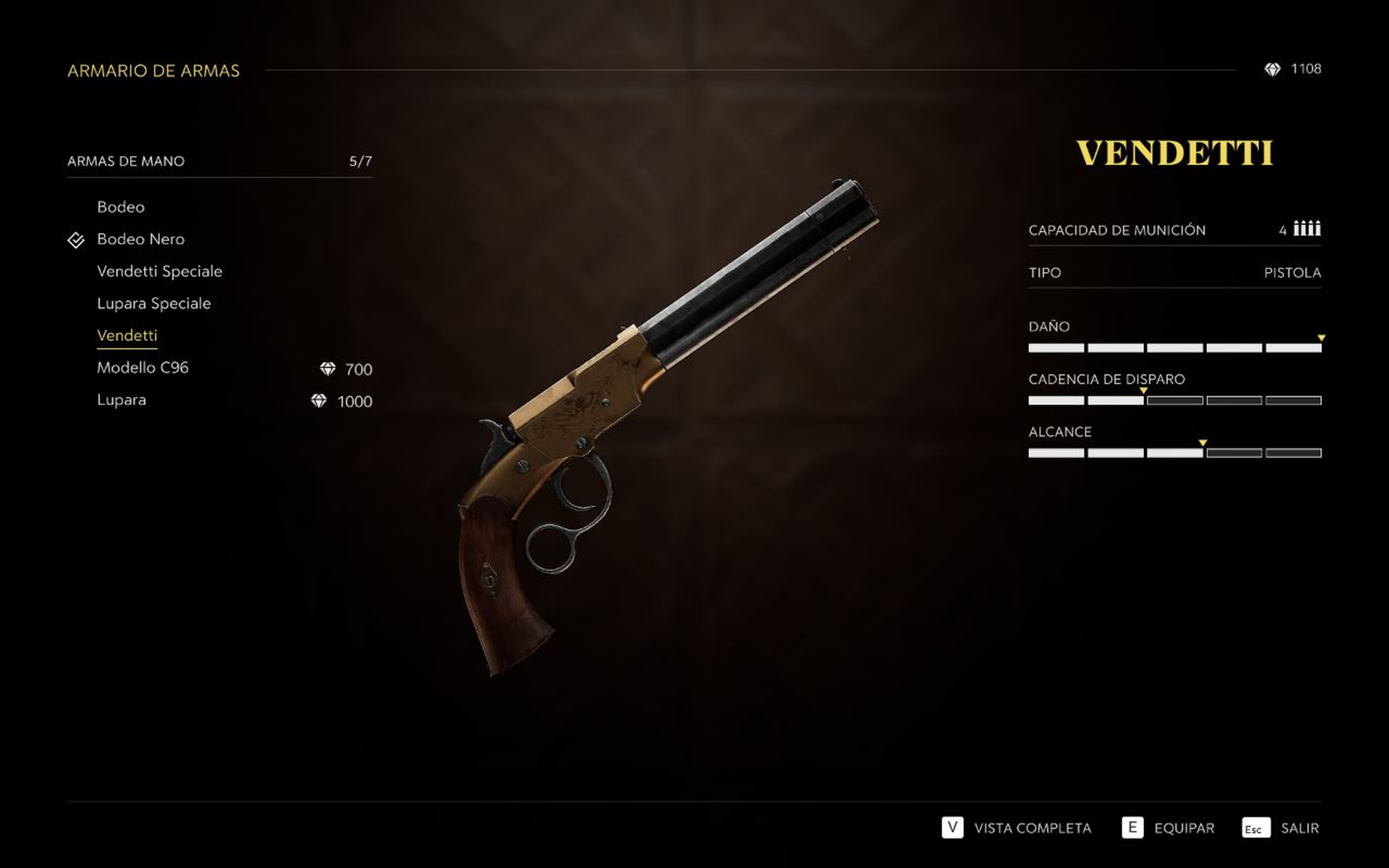 Las mejores armas de Mafia: The OId Country