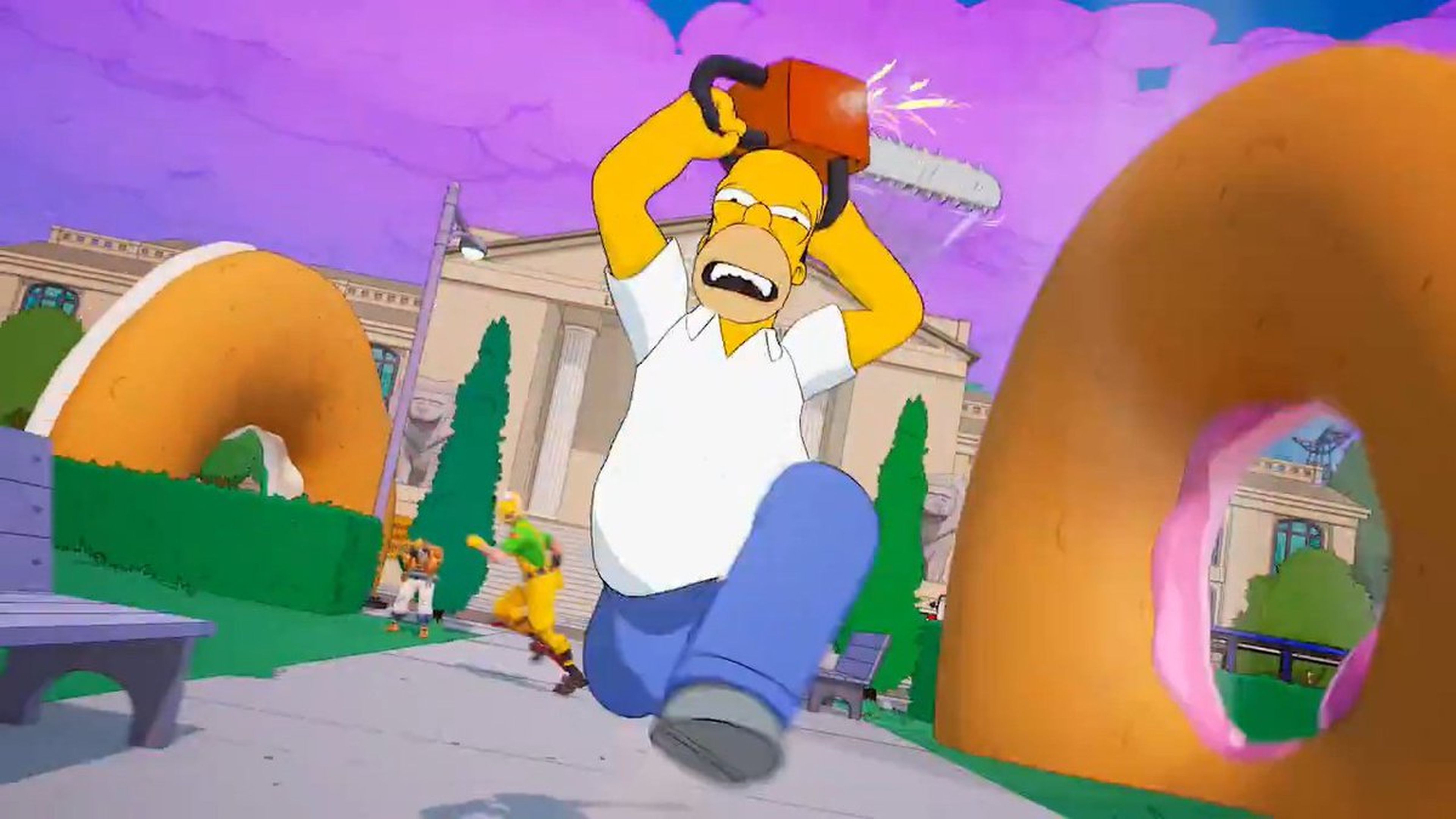 Fortnite Chainsaw The Simpsons