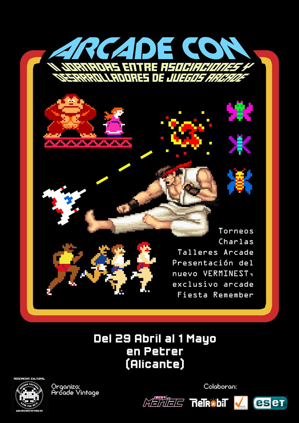 Arcade CON 2016 - cartel Arcade CON 2016 - cartel