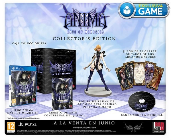 Edición coleccionista Anima Gate of Memories Edición coleccionista Anima Gate of Memories