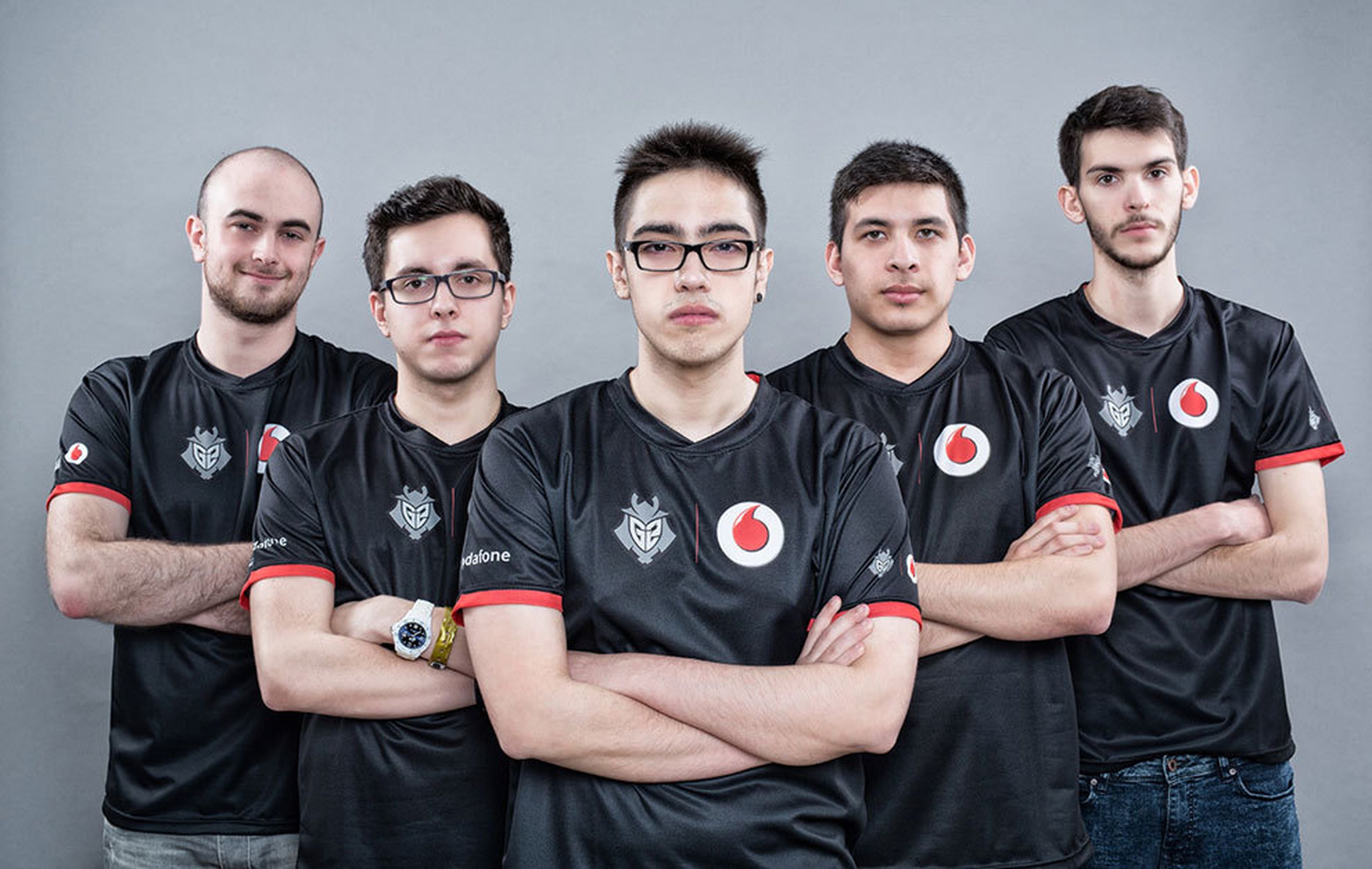 Foto oficial de los integrantes del equipo G2 | Vodafone creado por Ocelote.