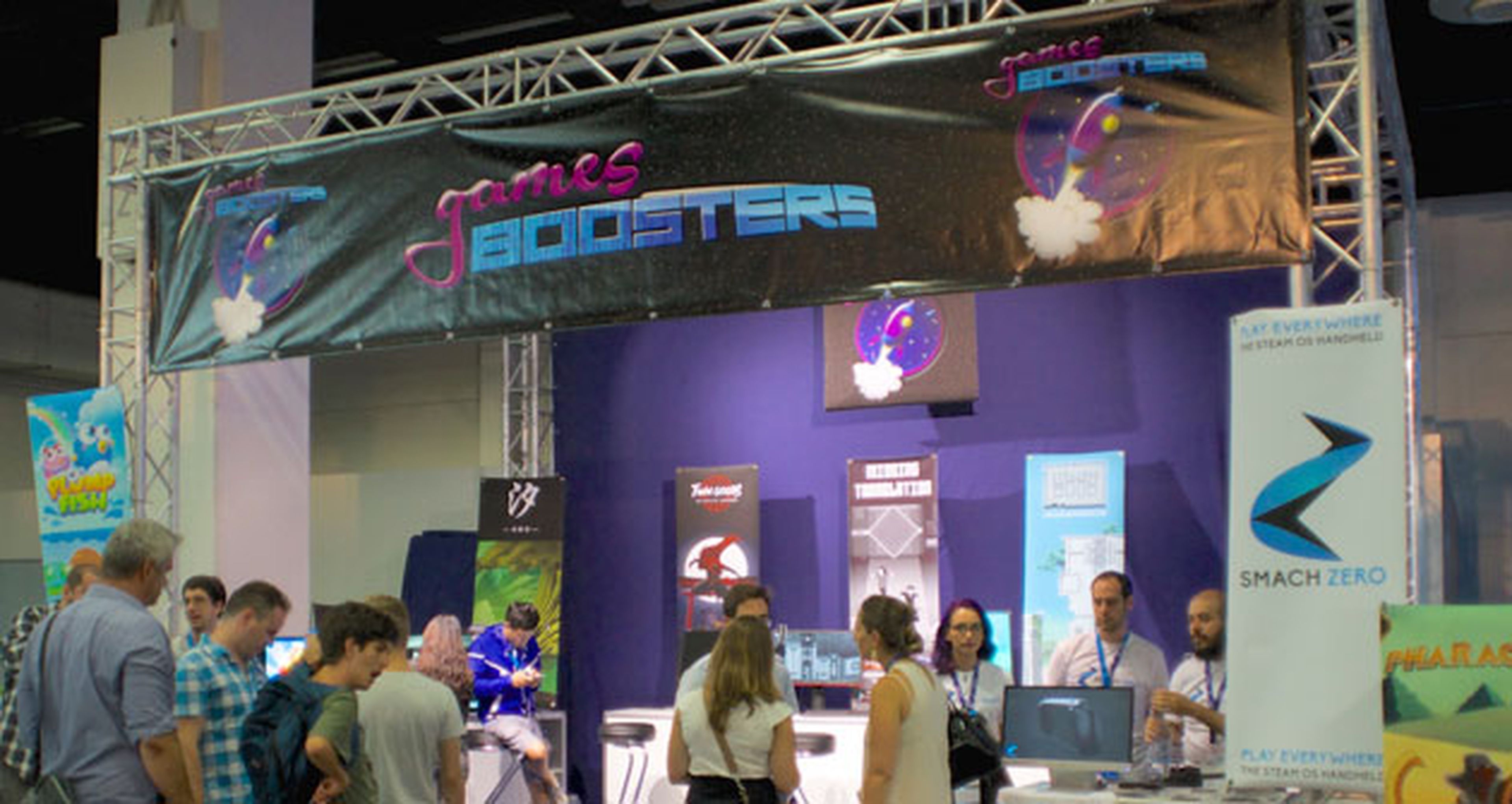 Stand de Gameboosters en la Gamescom 2015