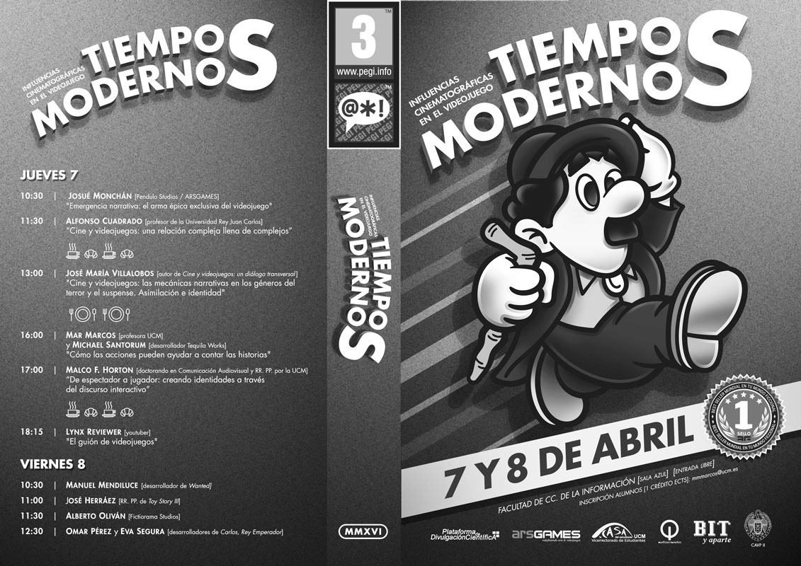 Jornadas Cine y Videojuegos - Programa Jornadas Cine y Videojuegos - Programa