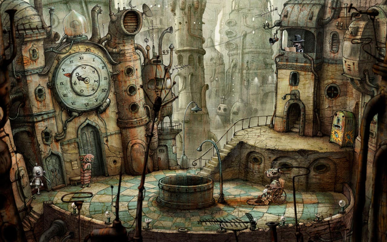 Machinarium, referencia de Nubla 2 Machinarium, referencia de Nubla 2