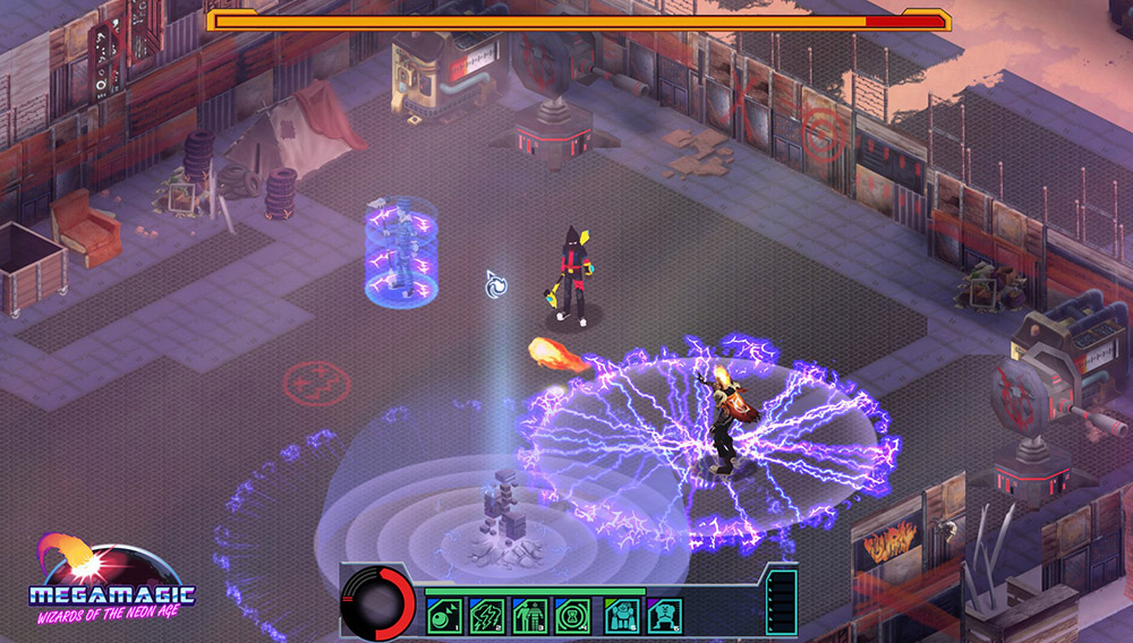 Megamagic: Wizards of the Neon Age combina ARPG con RTS.