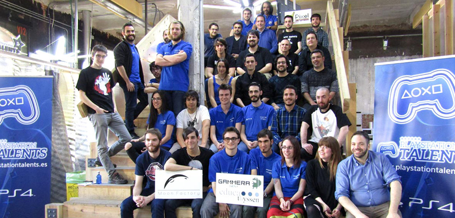 Los miembros de Games Camp y los ganadores de los Premios de España y Portugal Los miembros de Games Camp y los ganadores de los Premios de España y Portugal