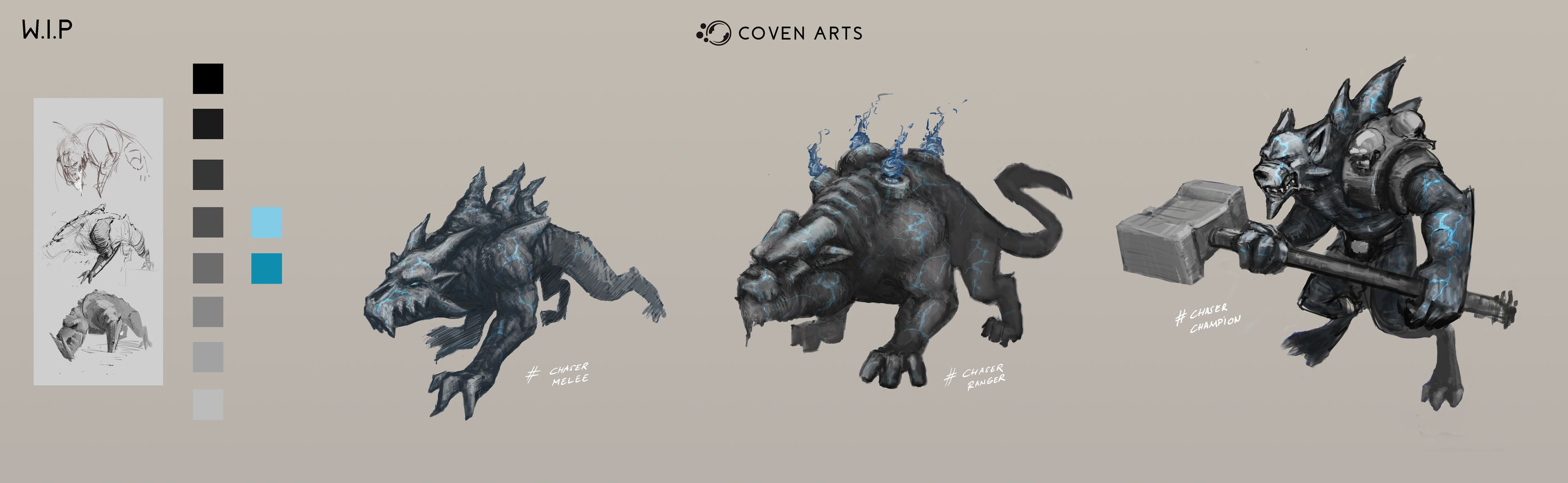 En los próximos meses Coven Arts irá implementando el diseño de los enemigos en el juego
