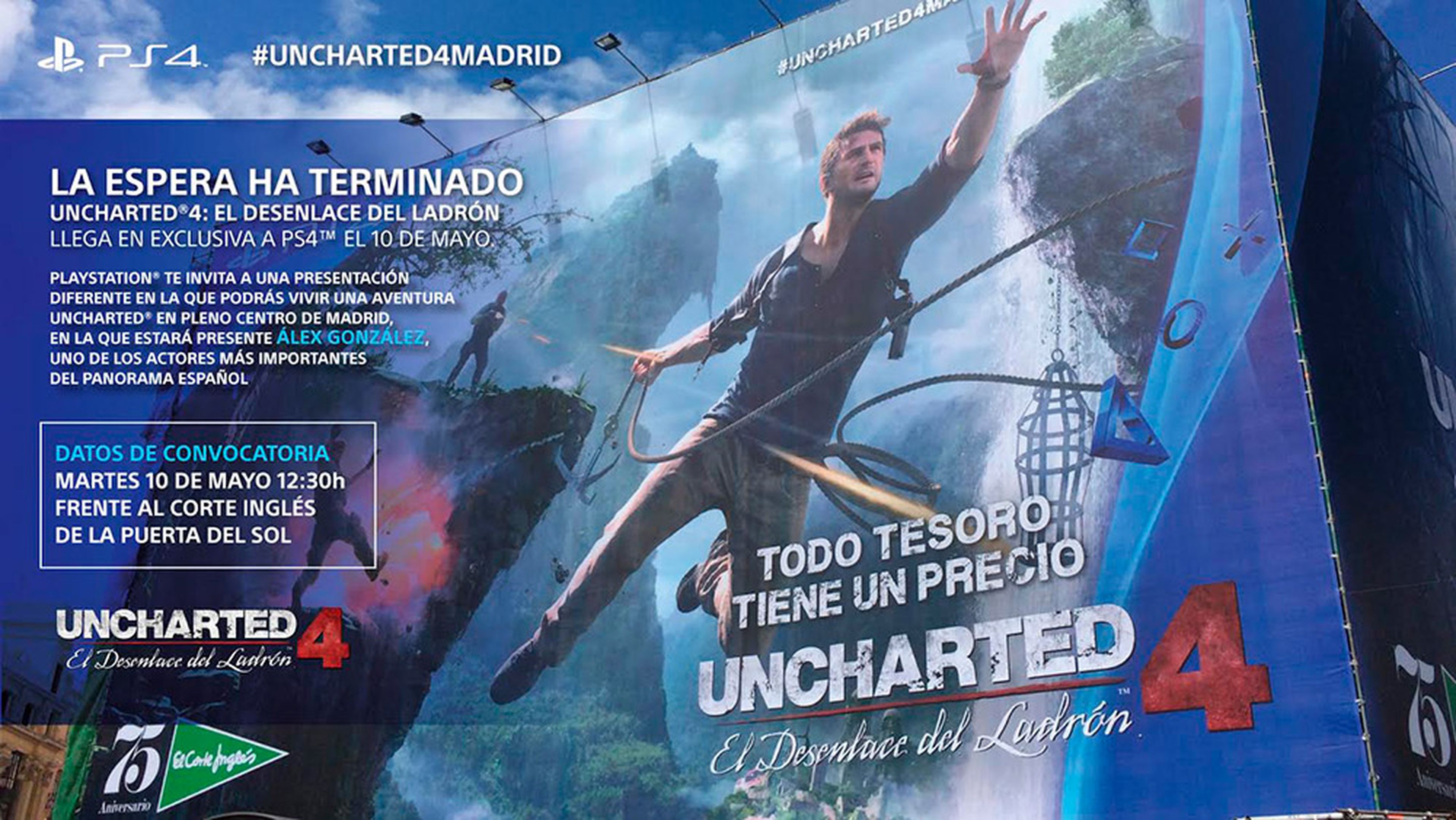 Uncharted 4 - Evento Madrid