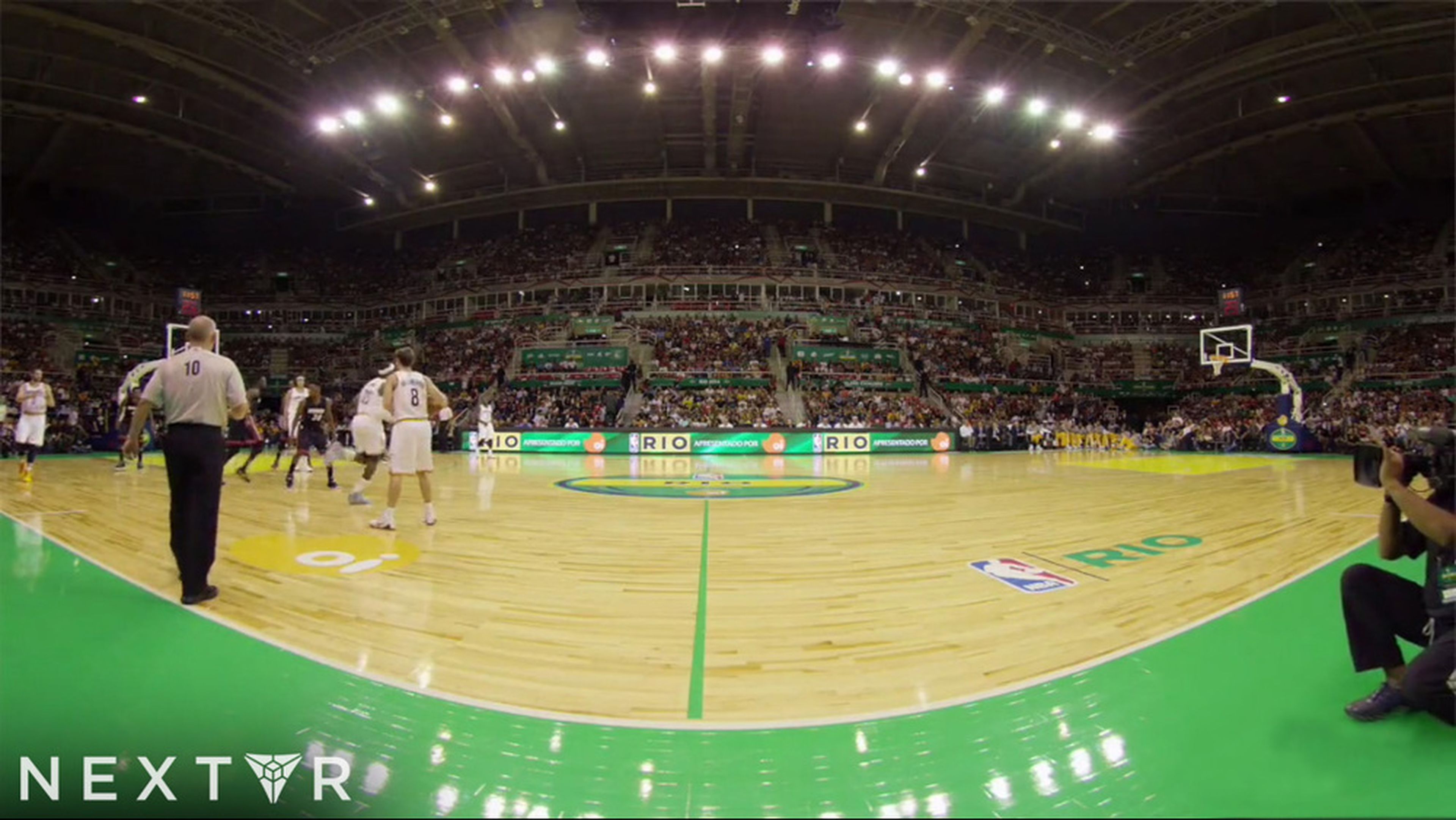 Con Samsung VR Gear podemos disfrutar de un partido de la NBA como si realmente estuviéramos allí