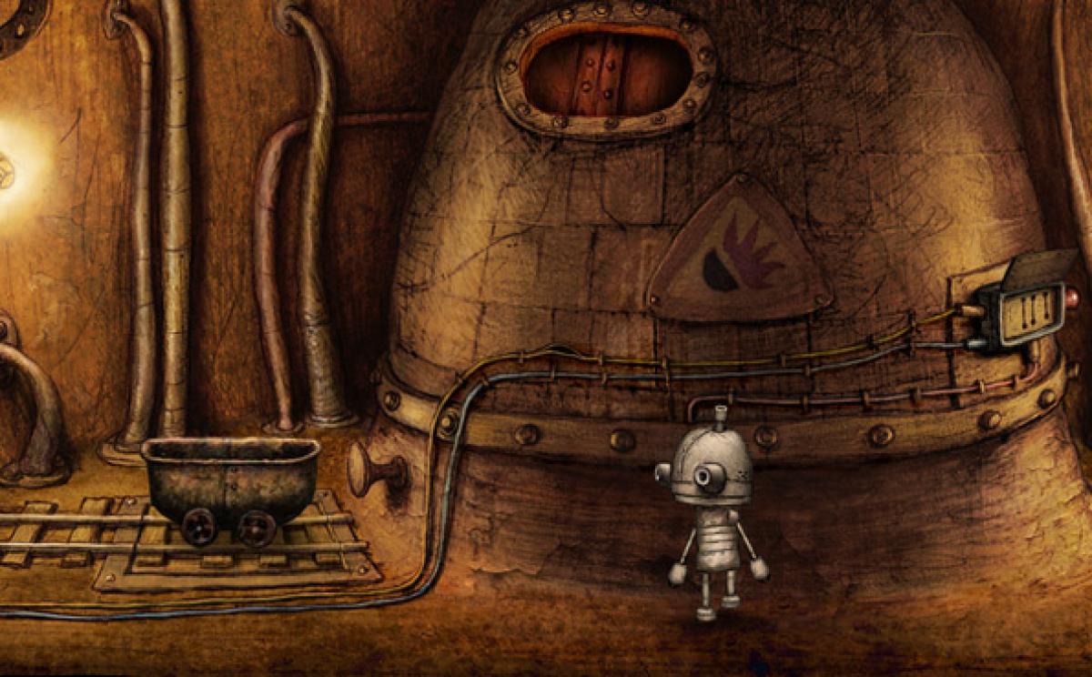 Machinarium. Джозеф Машинариум. Машинариум персонажи. Машинариум черношляпники. Машинариум концовка.