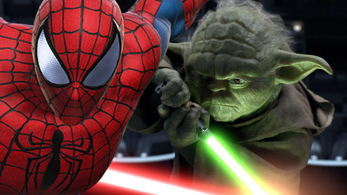 Cuando Star Wars se enfrentó a Marvel - Yoda vs Spider-Man | Hobbyconsolas