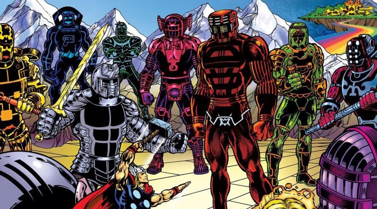Los Eternos - Póster con la primera imagen de los Celestiales - HobbyConsolas Entretenimiento