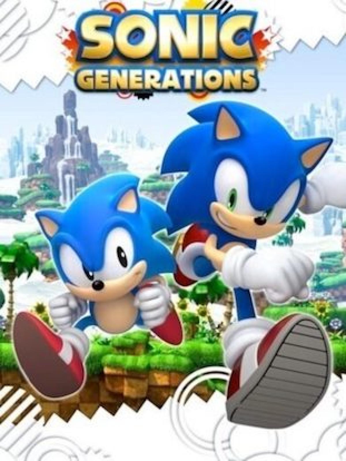 Игру sonic generations. Соник генерейшен. Ps3 Sonic Generations. Sonic Generations ps2. Классический Соник Sonic Generations.