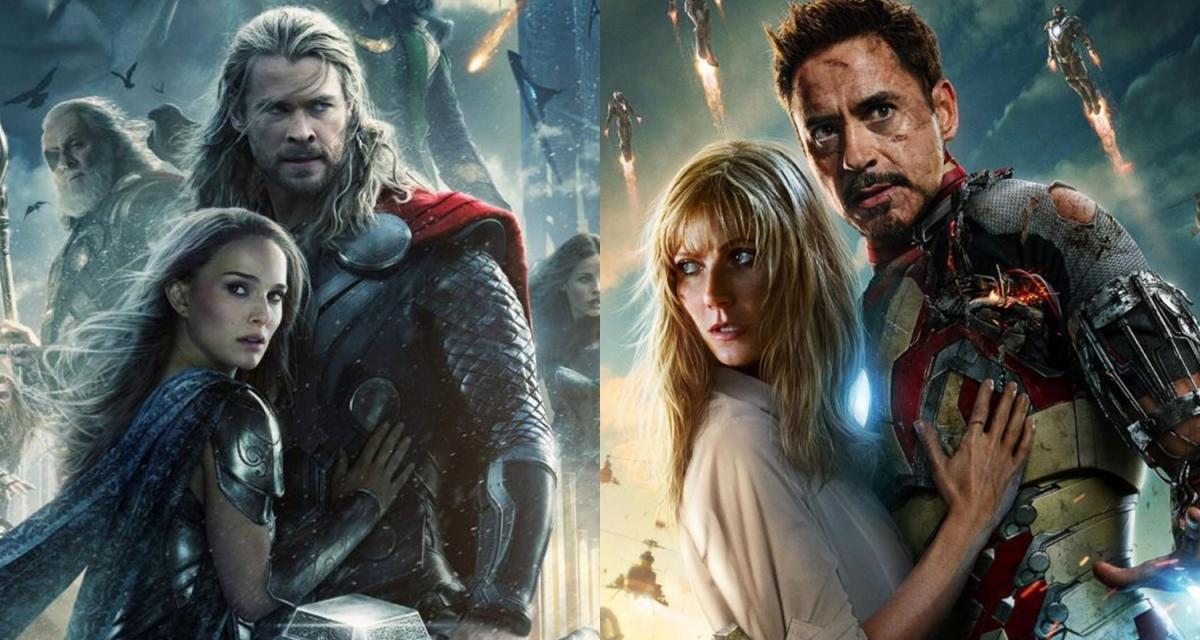 La discusión de los fans sobre si Thor 2 o Iron Man 3 son las peores películas de Marvel