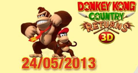 Donkey Kong Country Returns 3D el 24 de mayo